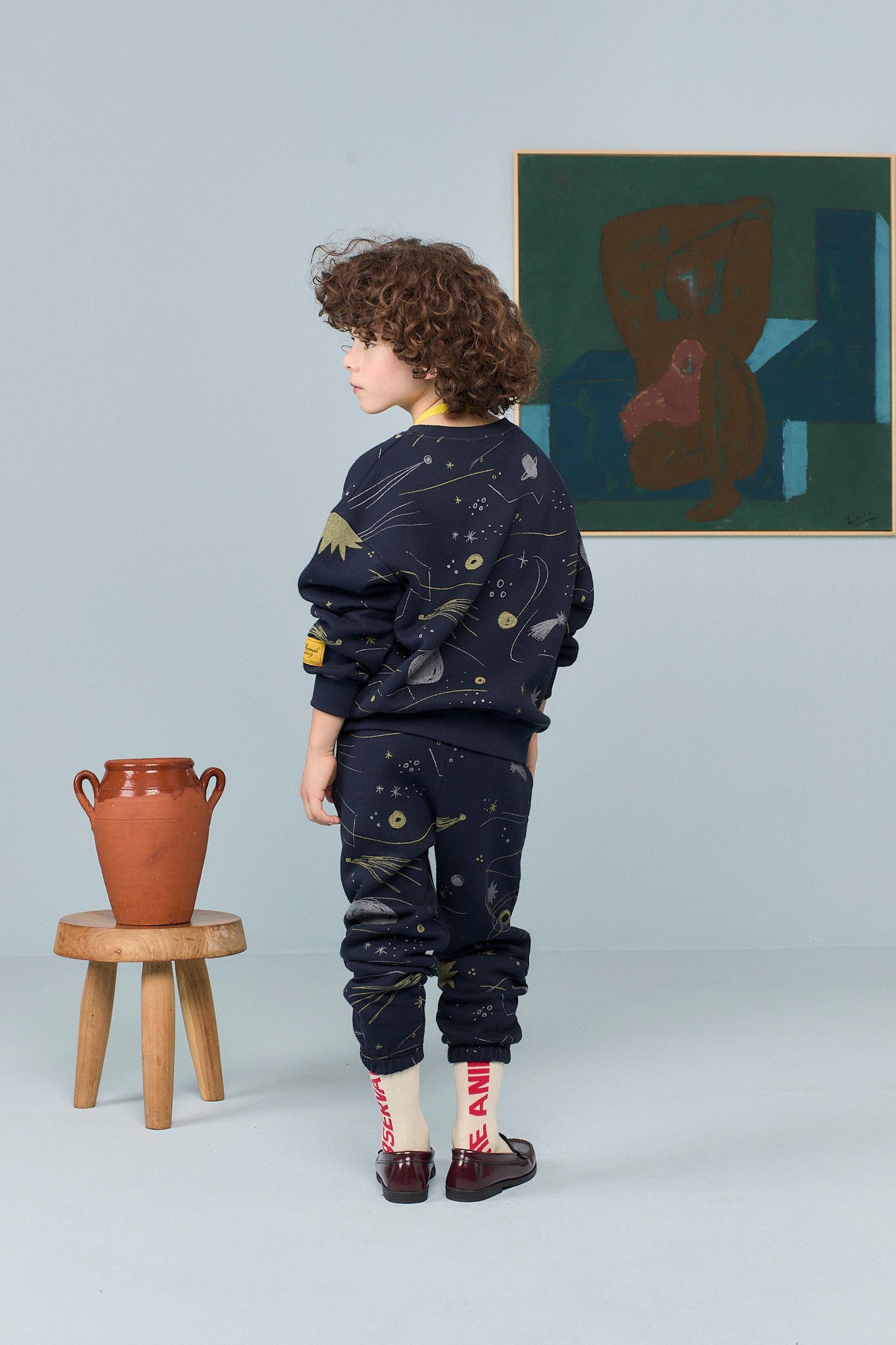 Bear Kid Sweatshirt - Navy