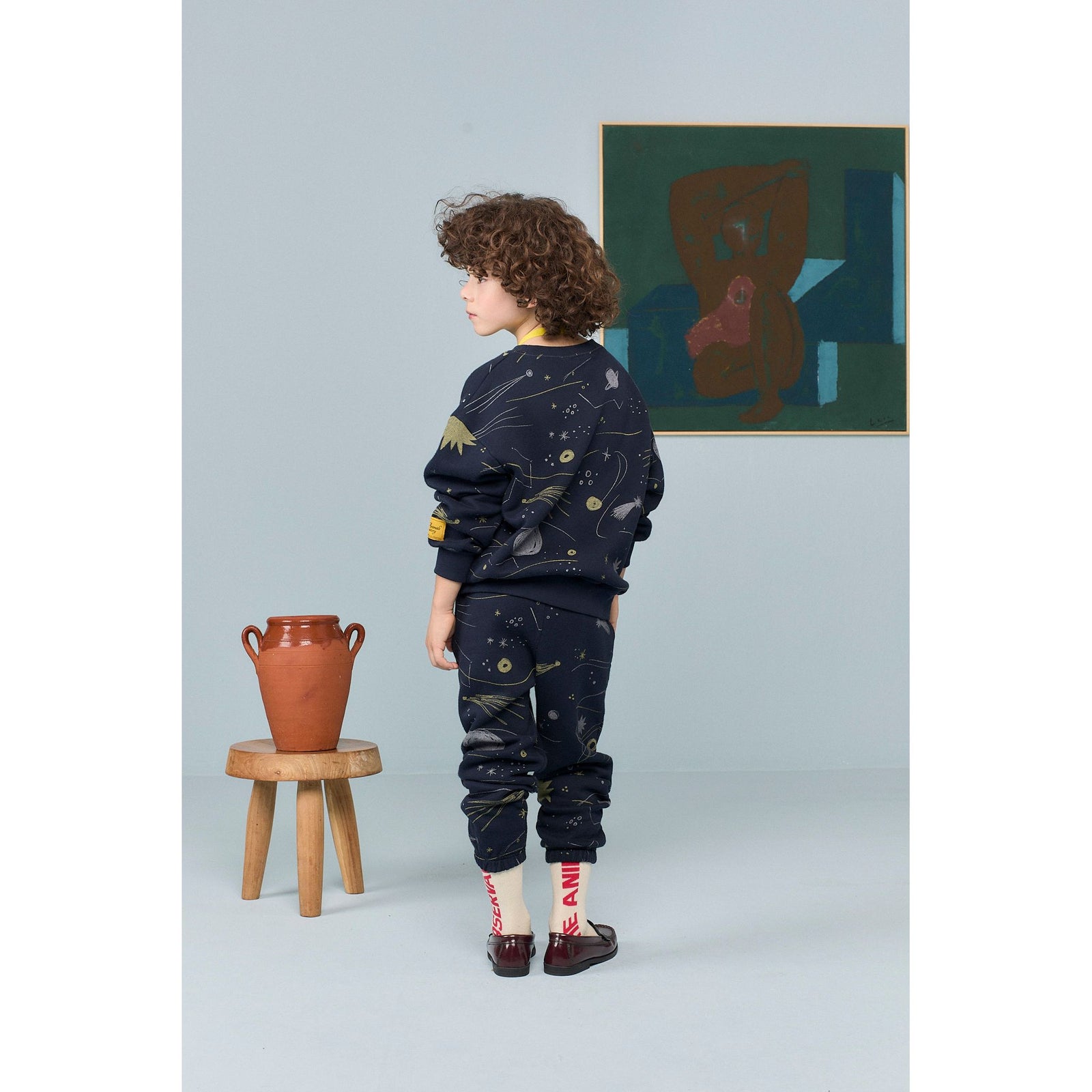 Bear Kid Sweatshirt - Navy