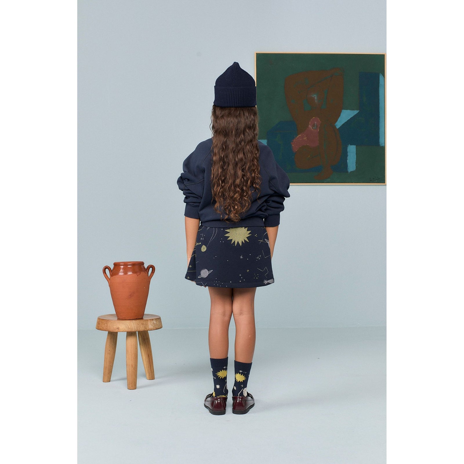 Shark Kid Sweatshirt - Navy