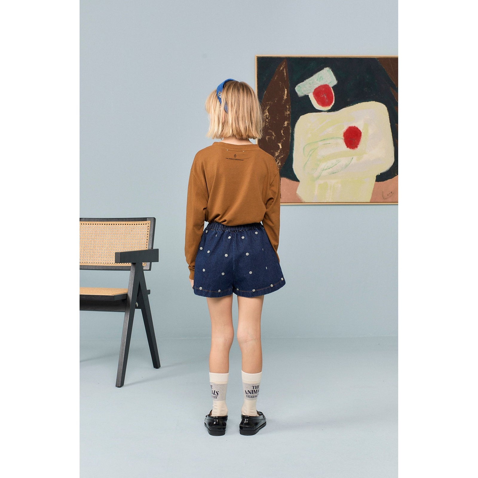 Olingo Denim Kid Skort - Blue