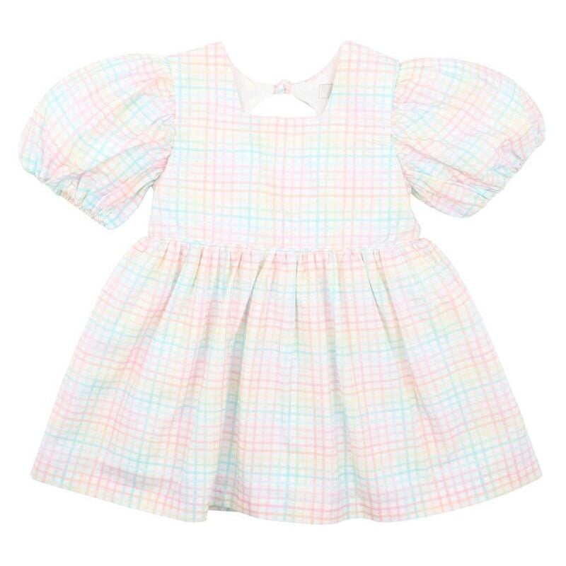 Candy Blossom Check Dress