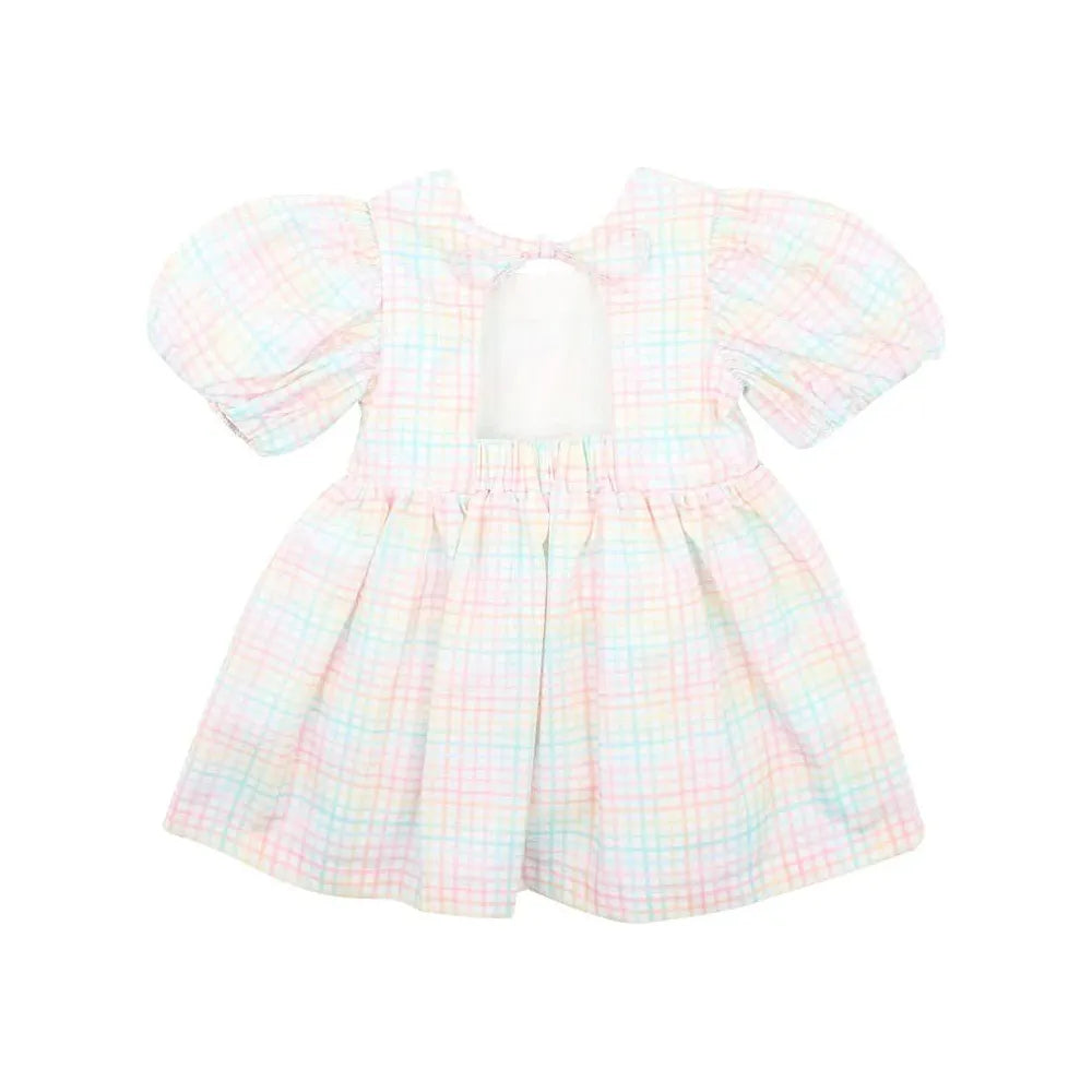 Candy Blossom Check Dress