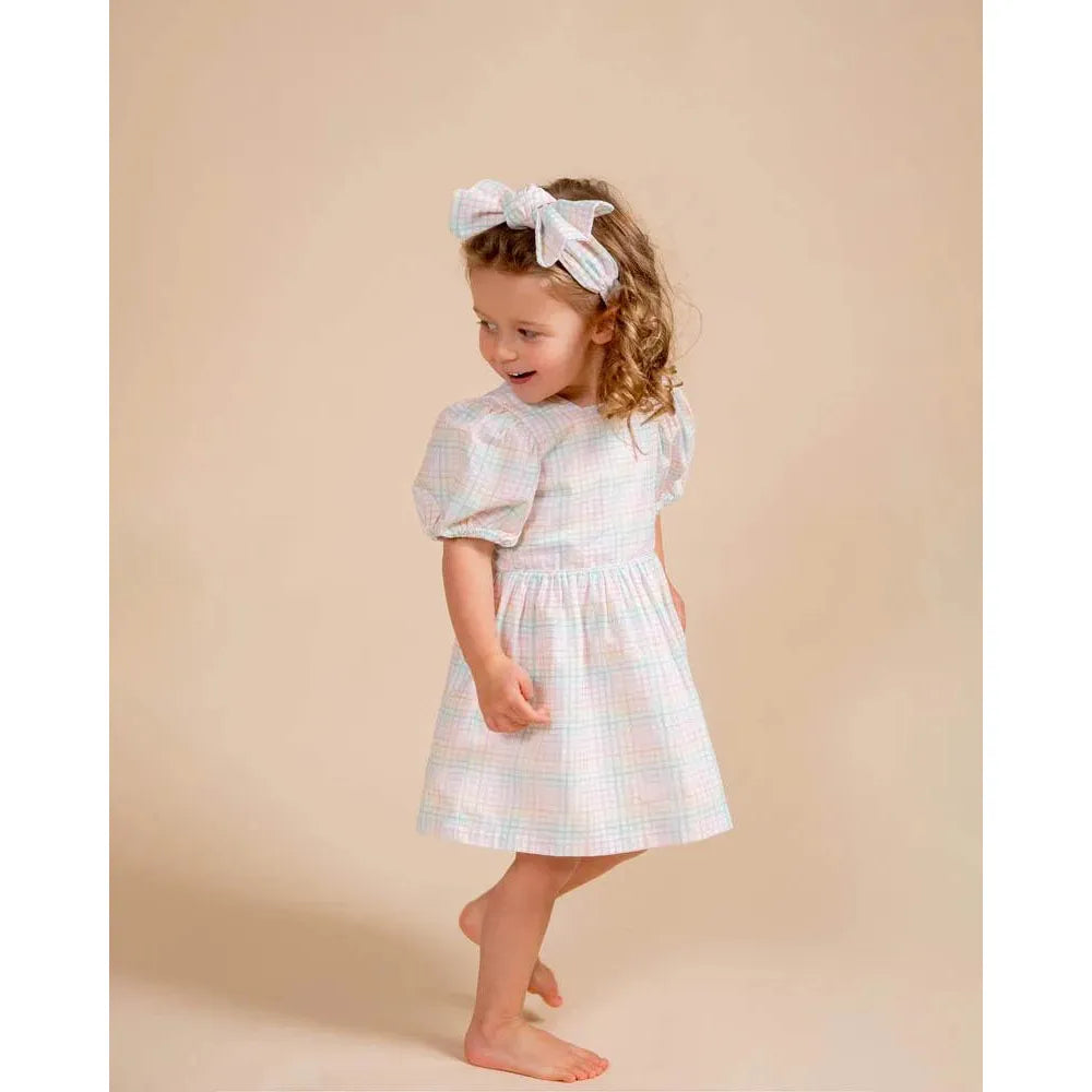 Candy Blossom Check Dress