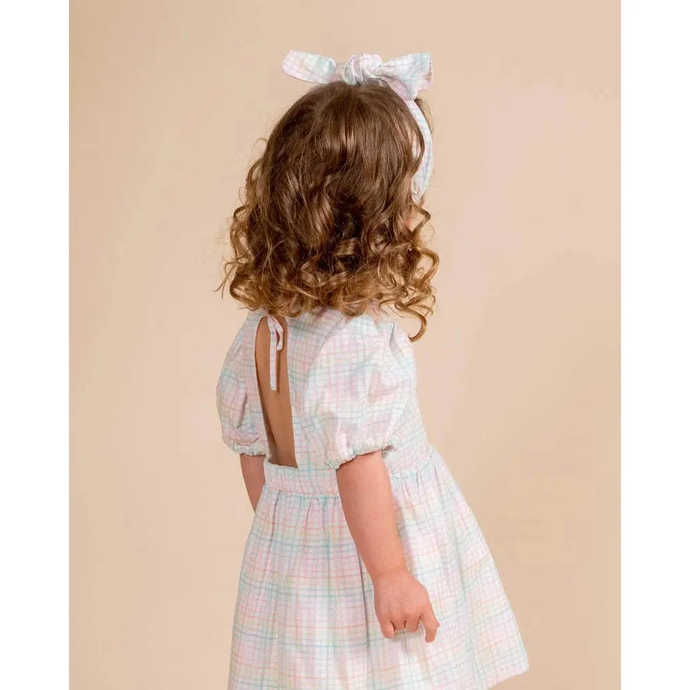 Candy Blossom Check Dress