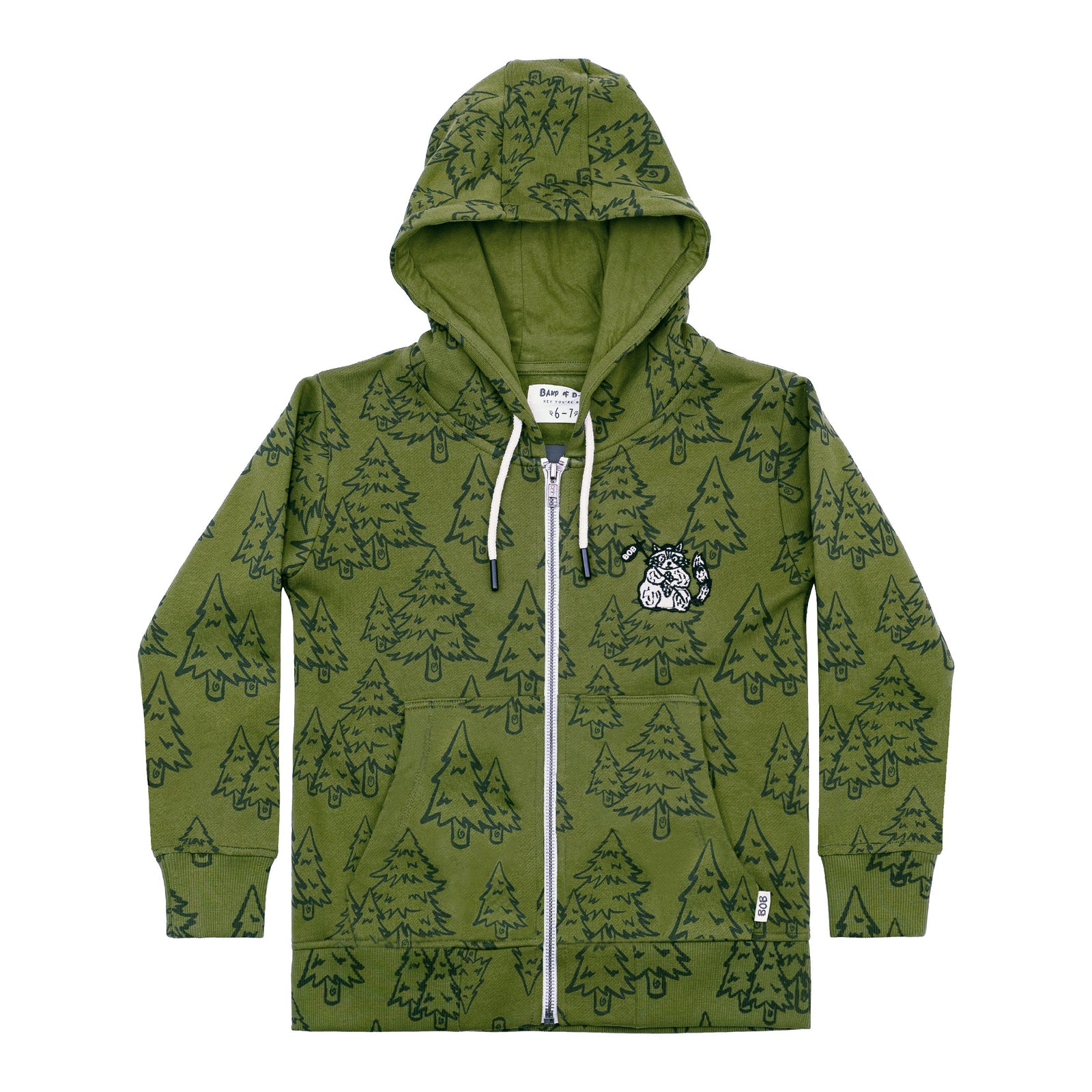 Forest on Repeat Zip Hood