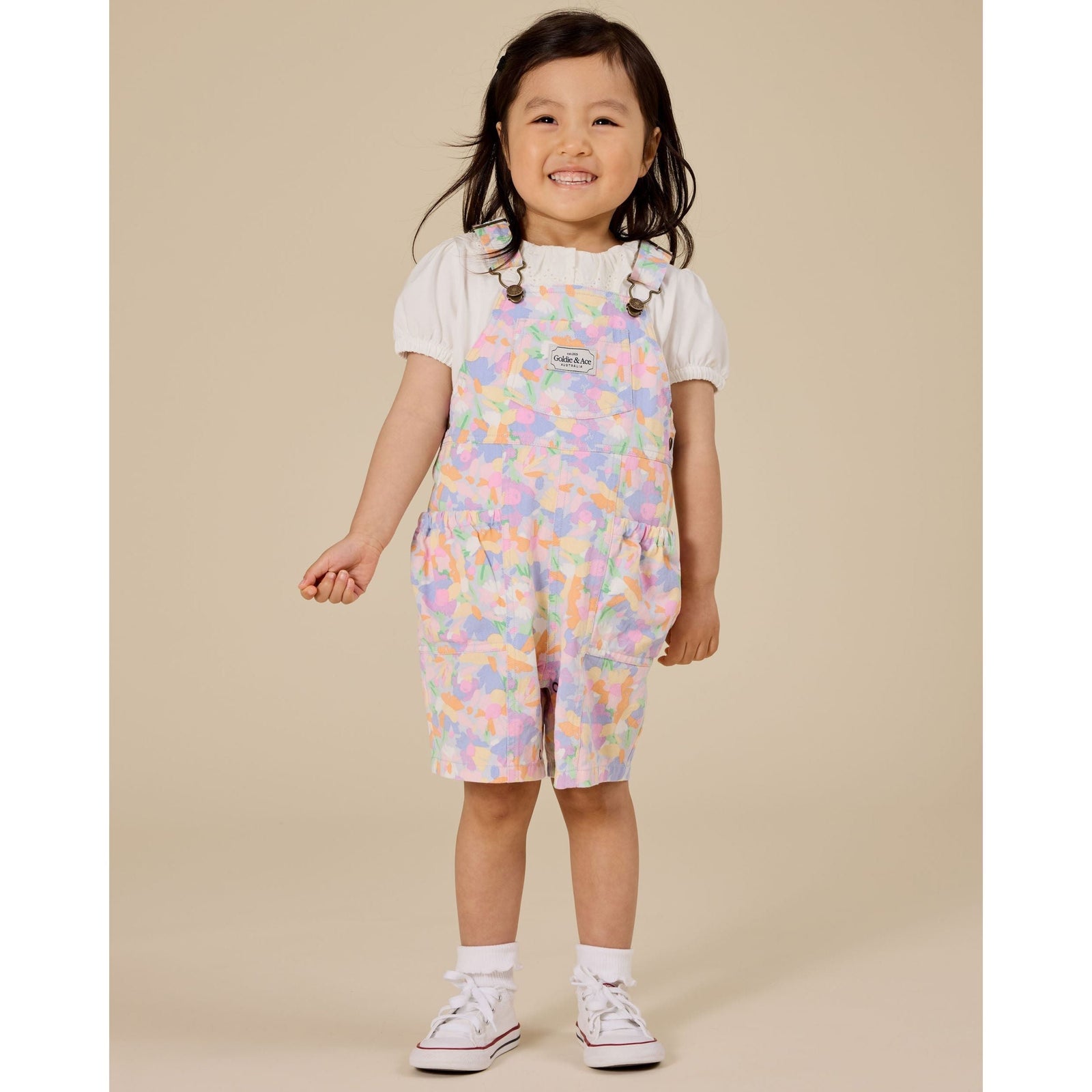 Pastel Bouquet James Pocket Overalls