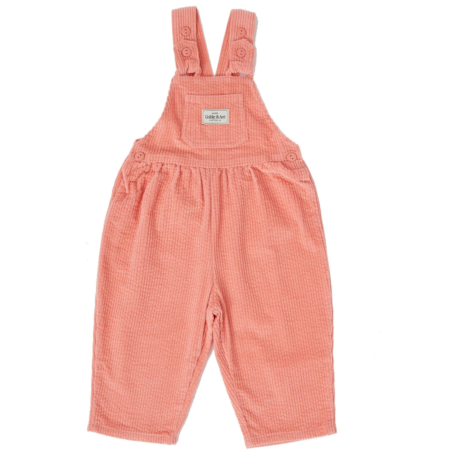 Sammy Corduroy Overalls - Tulip