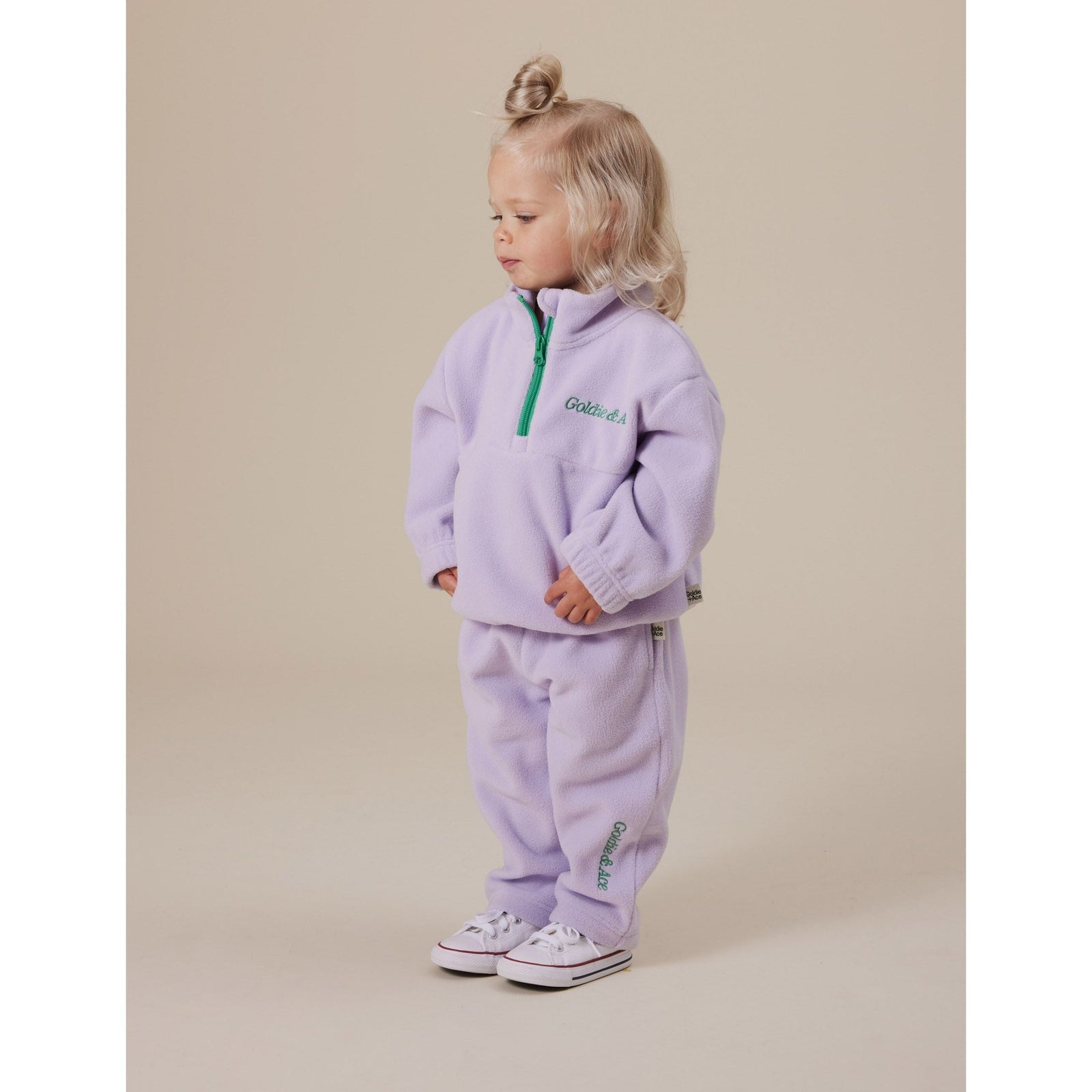 Bobbi Polar Fleece Sweatpants Lilac