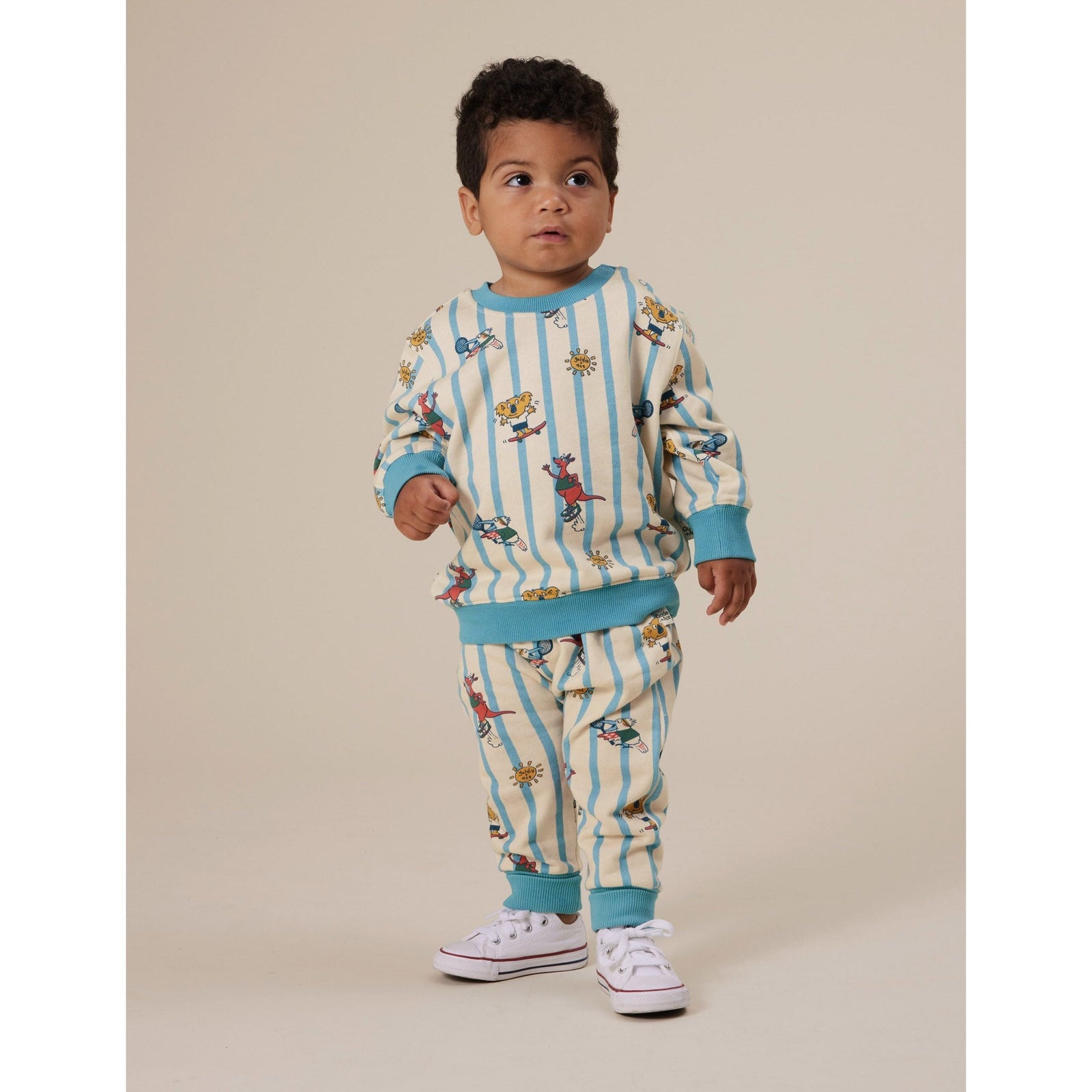 Goldie Squad Relaxed Terry Sweater