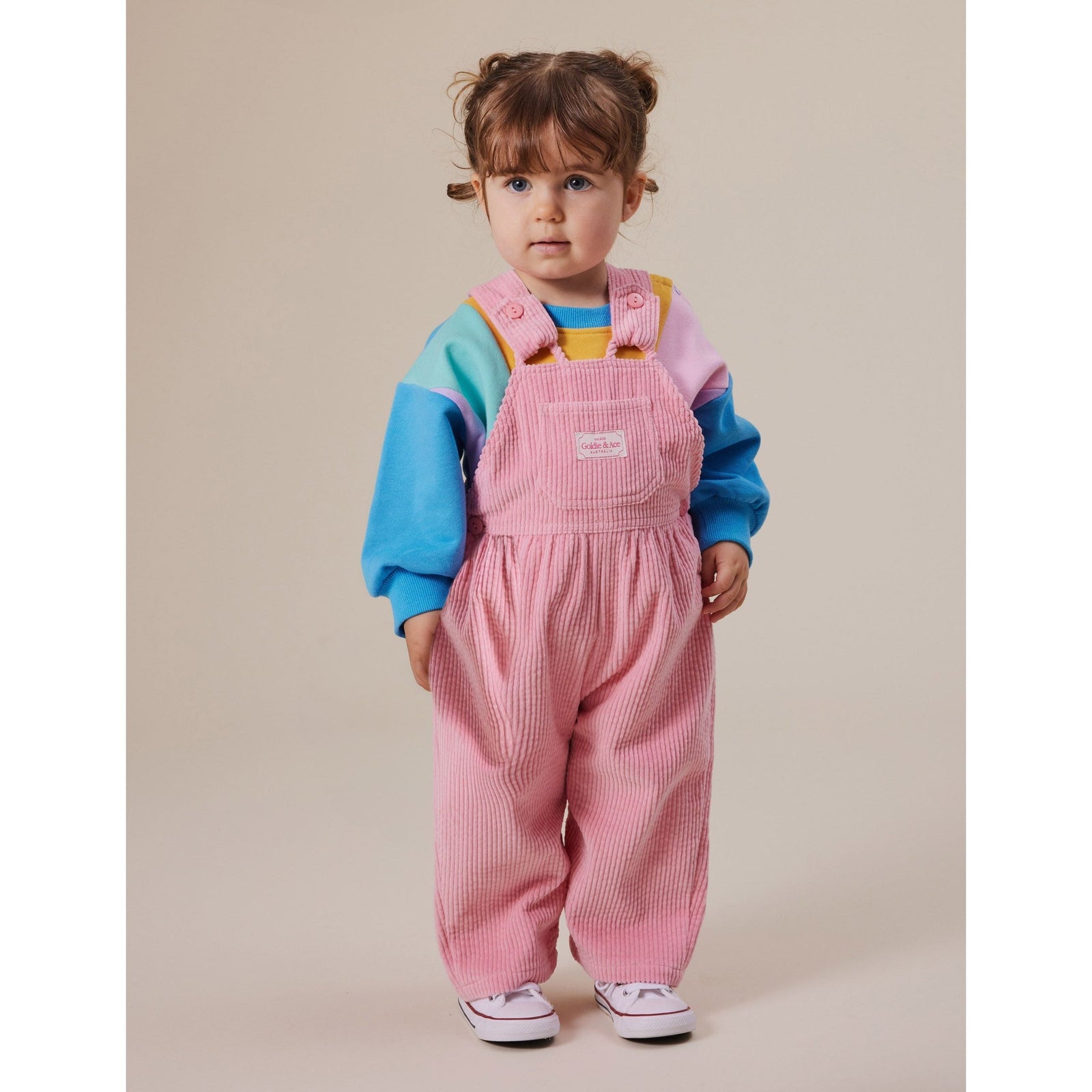 Sammy Corduroy Overalls Sweet Pea