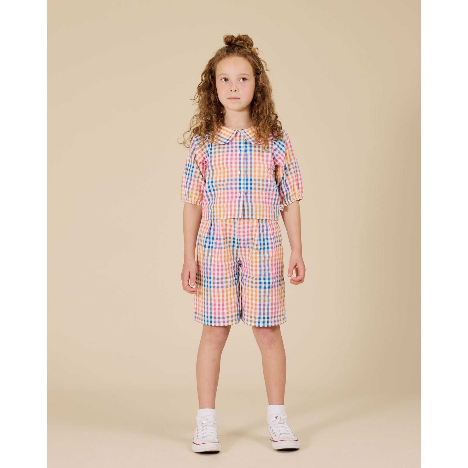 Rainbow Gingham Beatrice Blouse