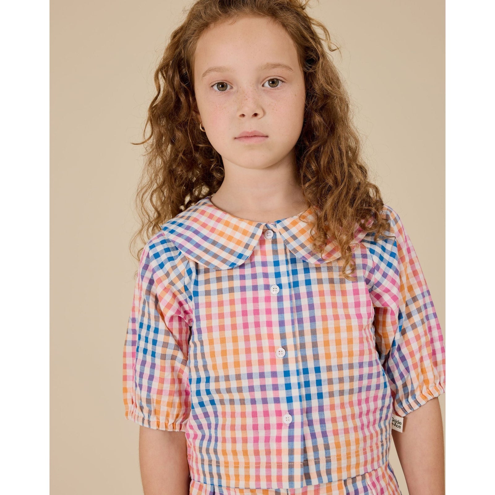 Rainbow Gingham Beatrice Blouse