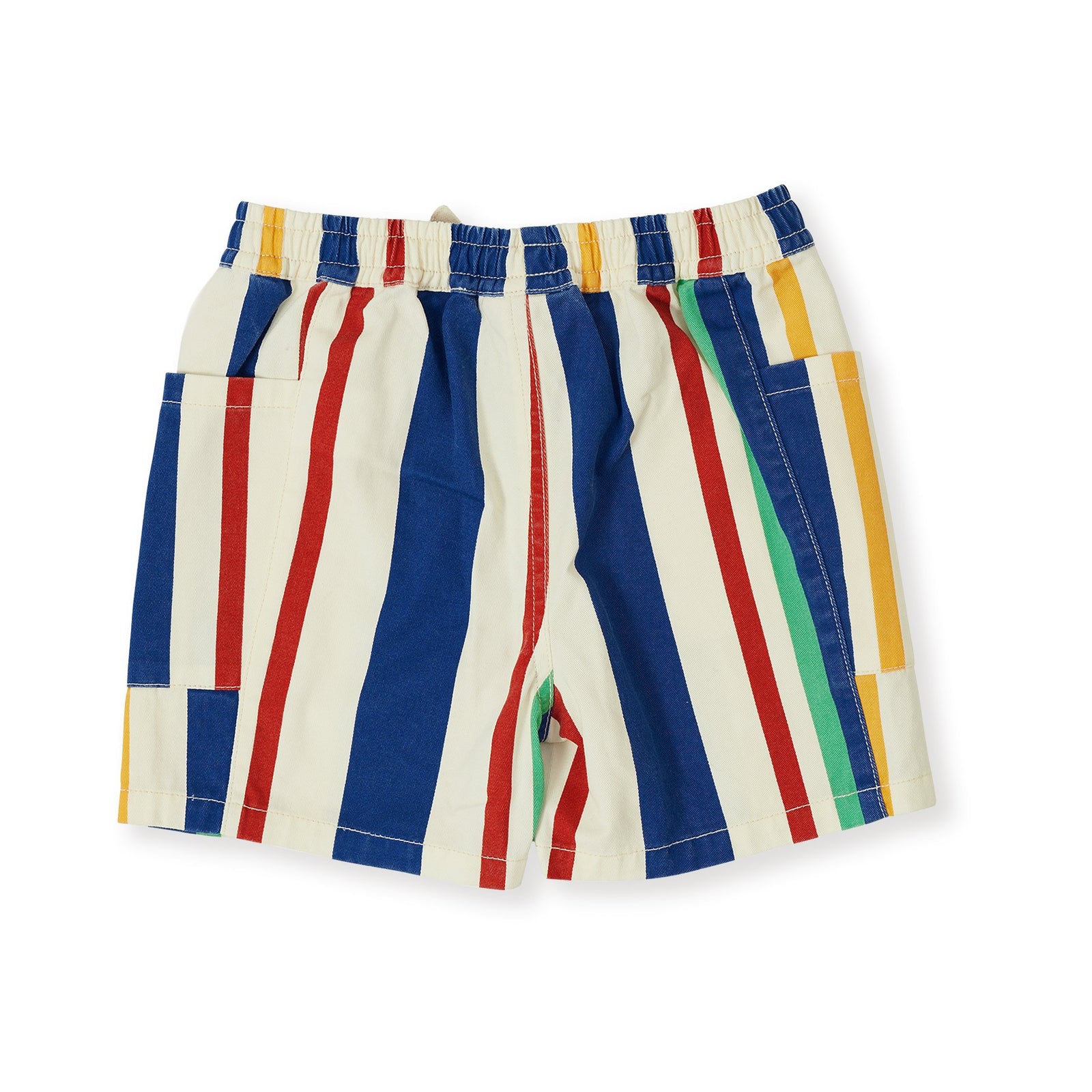 90'S Bold Stripe Noah Denim Pocket Shorts