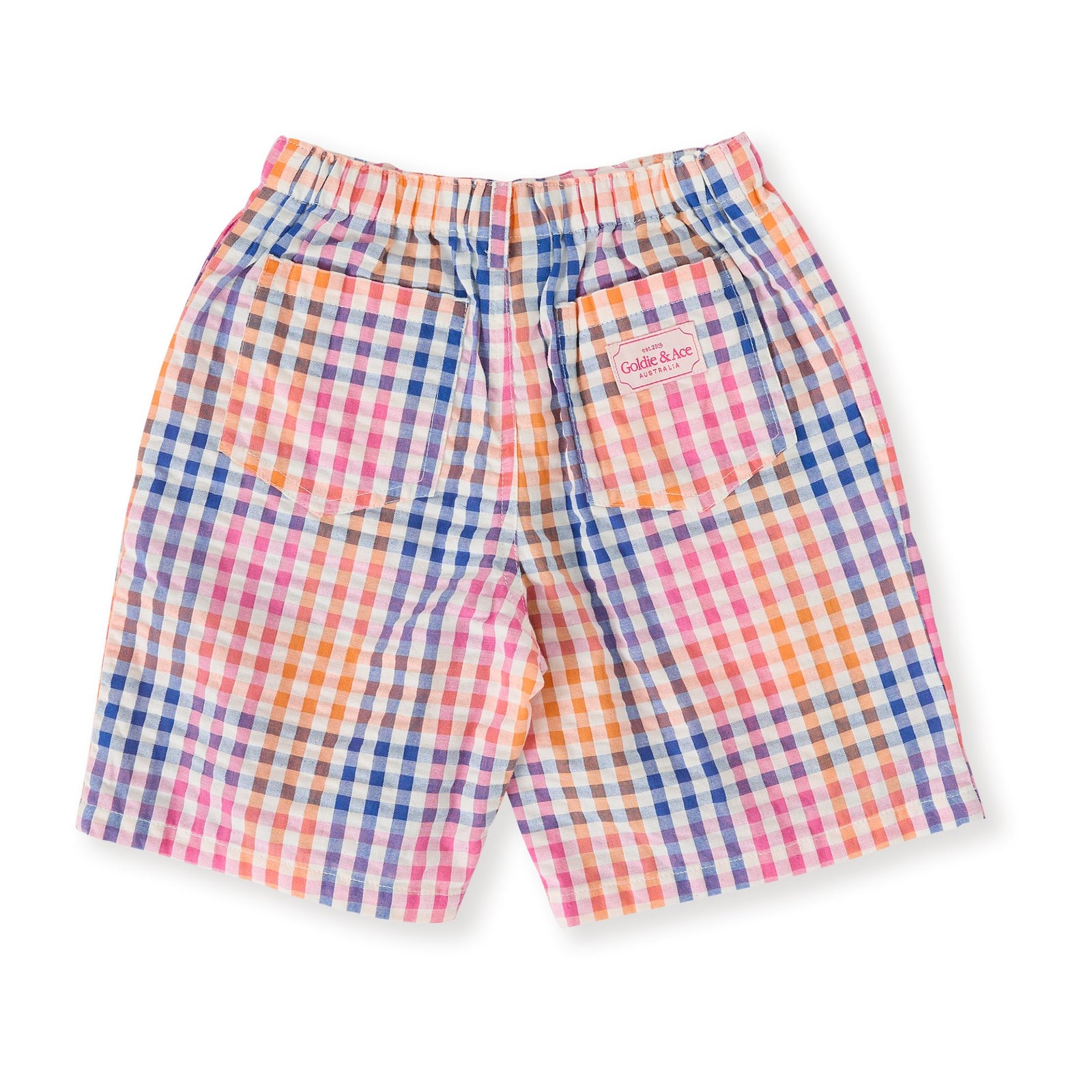 Rainbow Gingham Kirby Relaxed Shorts