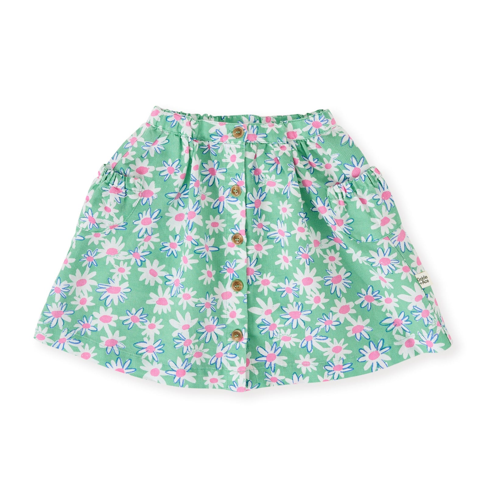 Daisy Patch Presley Pocket Skirt
