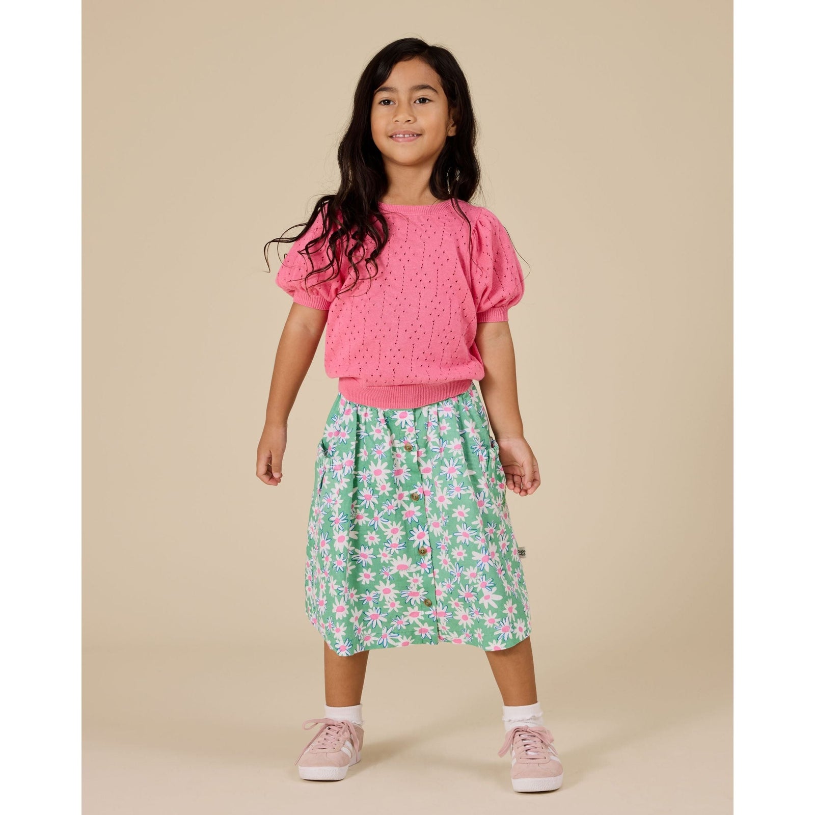 Daisy Patch Presley Pocket Skirt