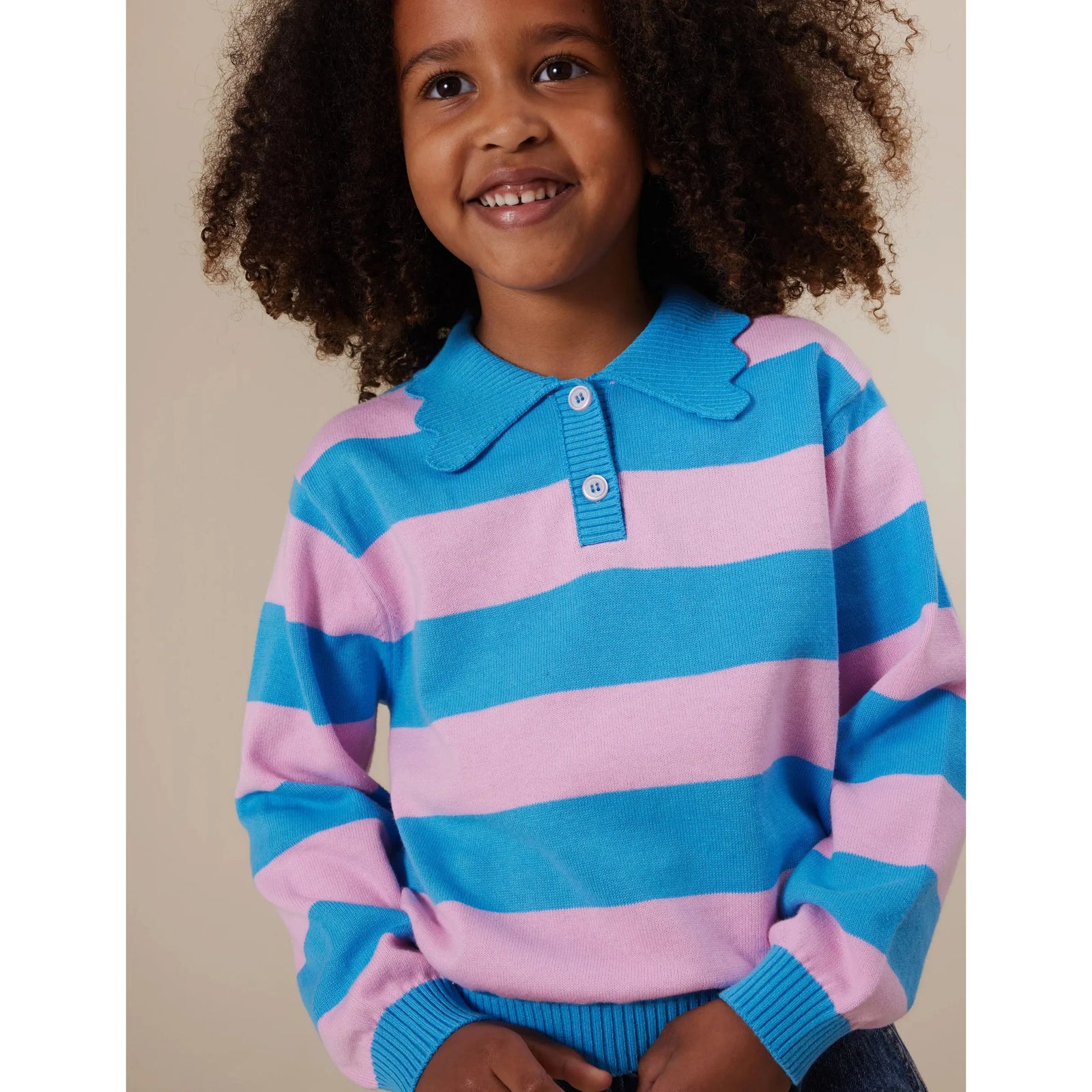 Ava Collared Knit Jumper