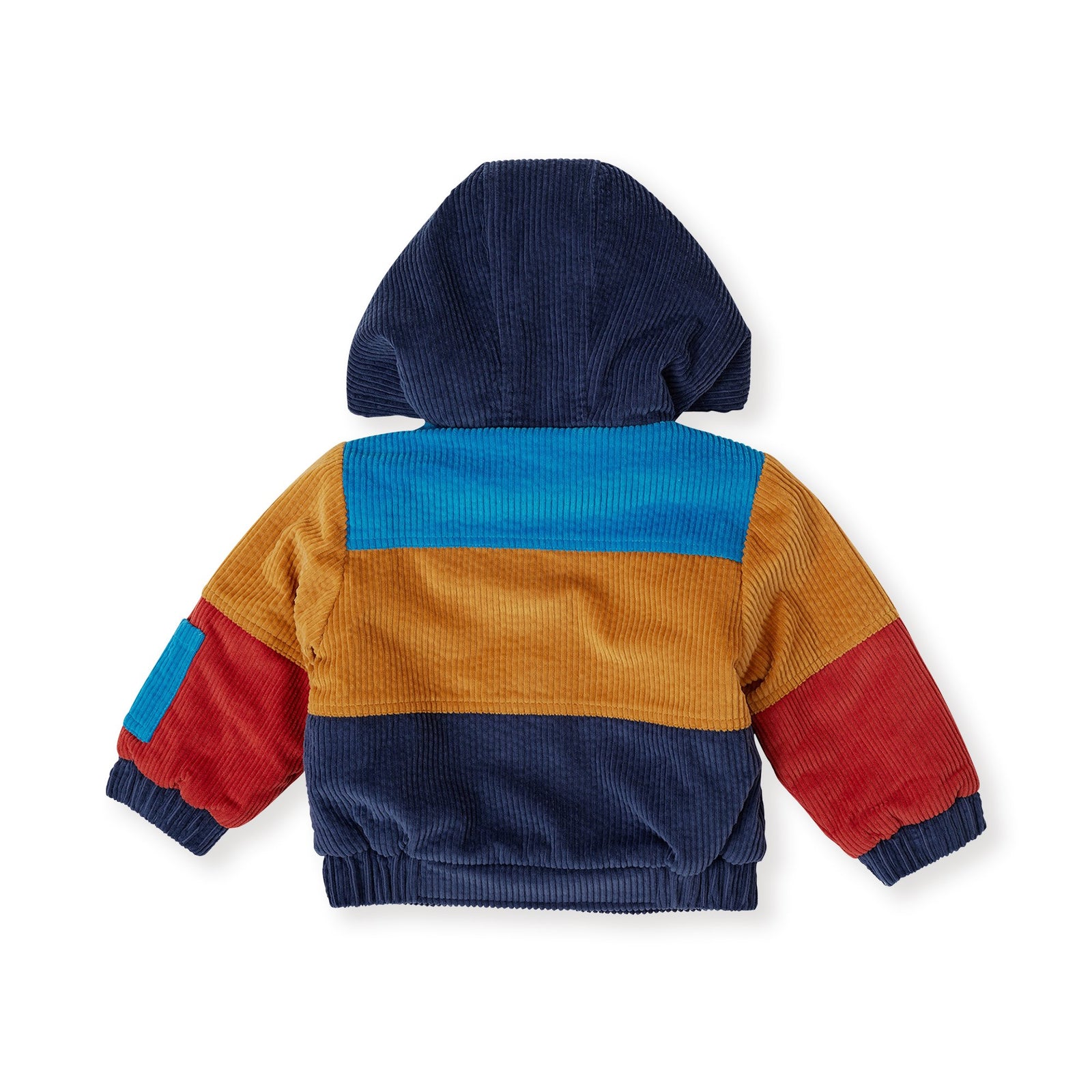 Goldie & Ace Retro Corduroy Colourblock Jacket, product flat lay 2