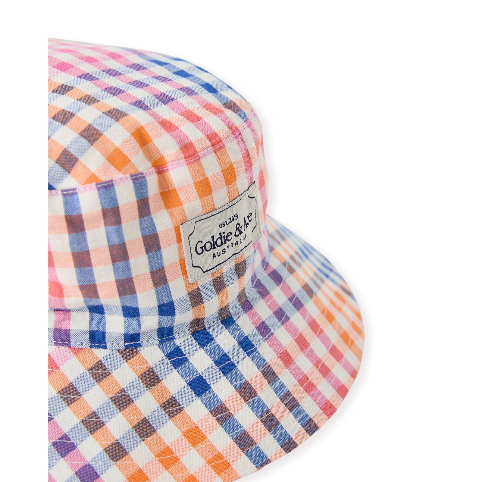 Rainbow Gingham Bucket Hat