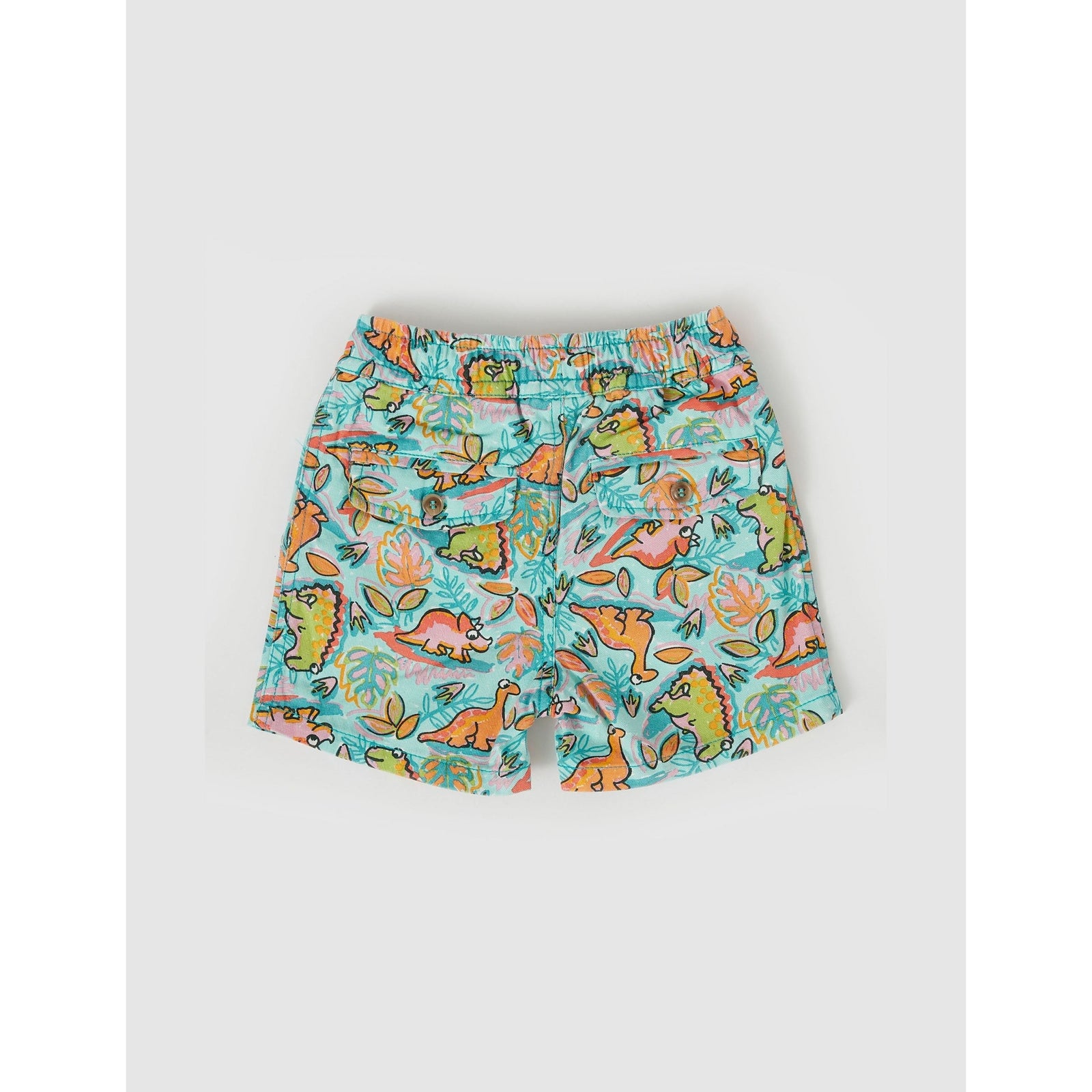 Noah Dino Jungle Denim Shorts