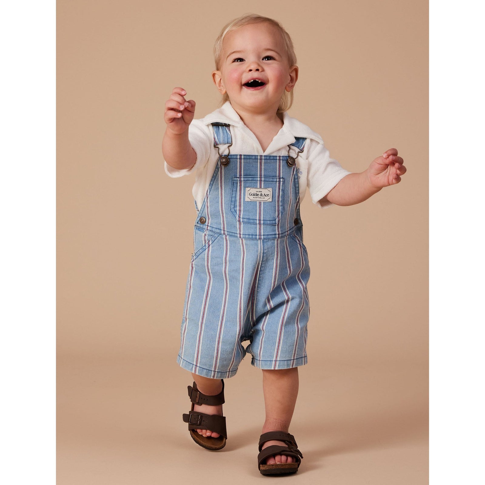 Burton Classic Stripe Denim Overalls