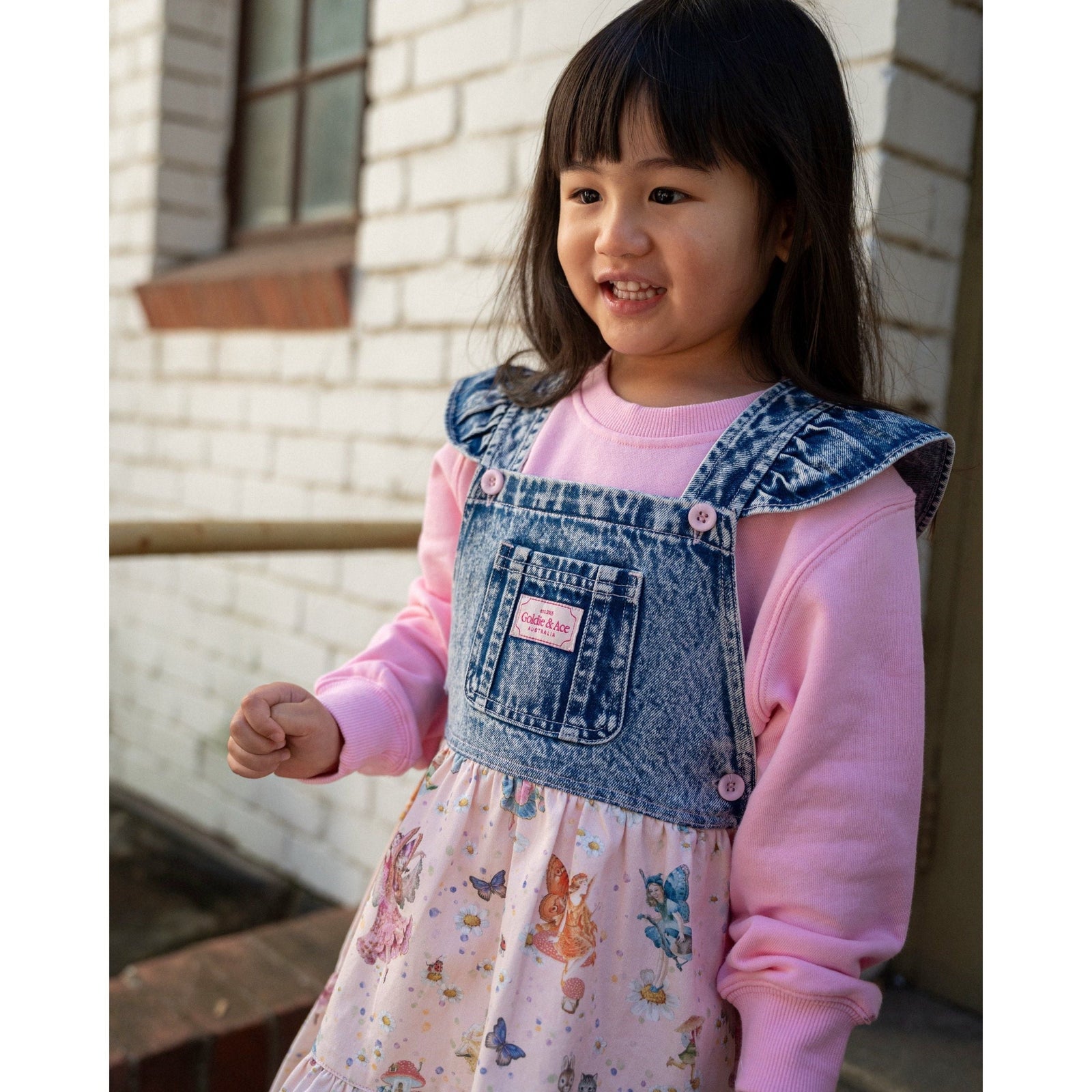 Shirley Barber Fairy Meadow Denim Dress