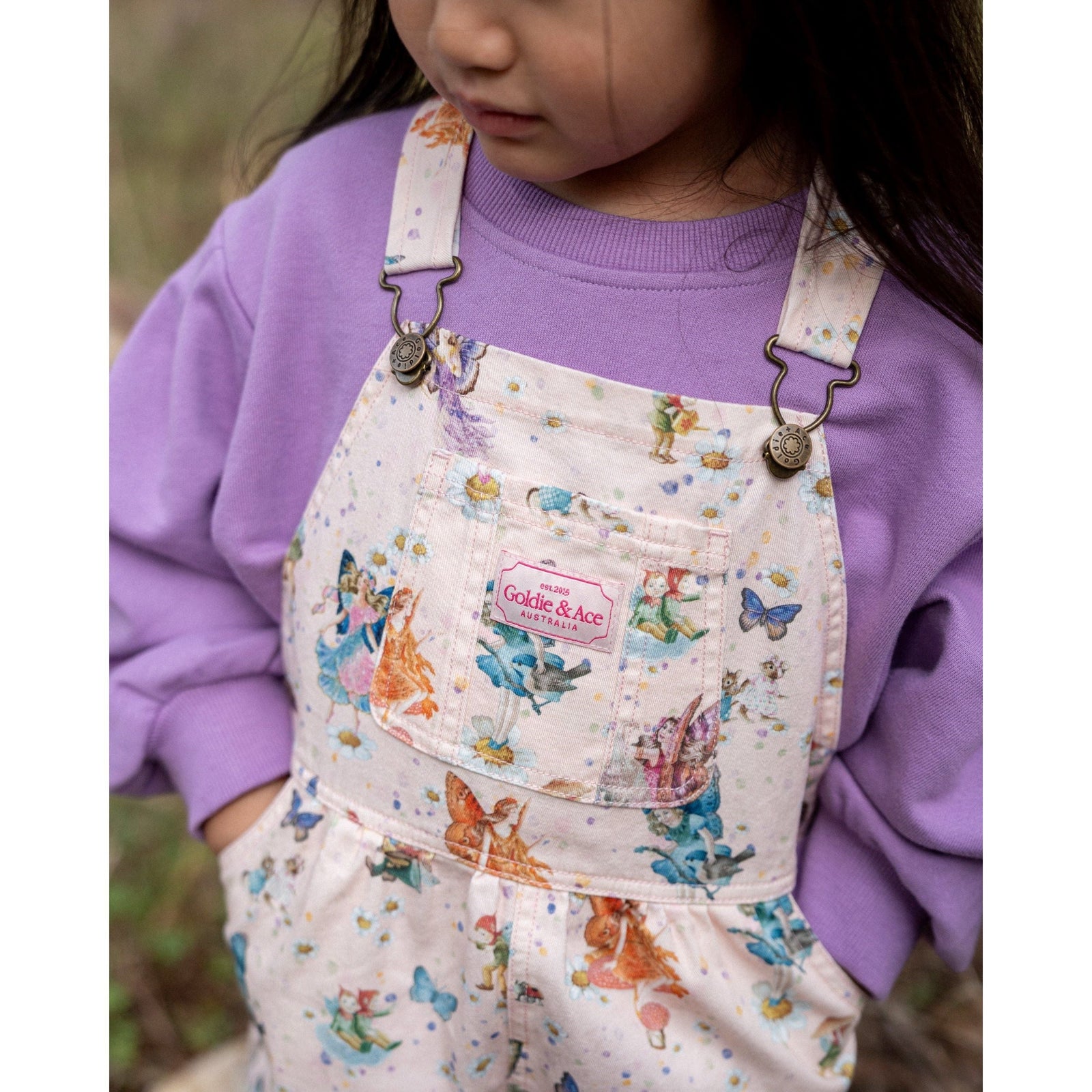 Shirley Barber Fairy Meadow Austin Overalls