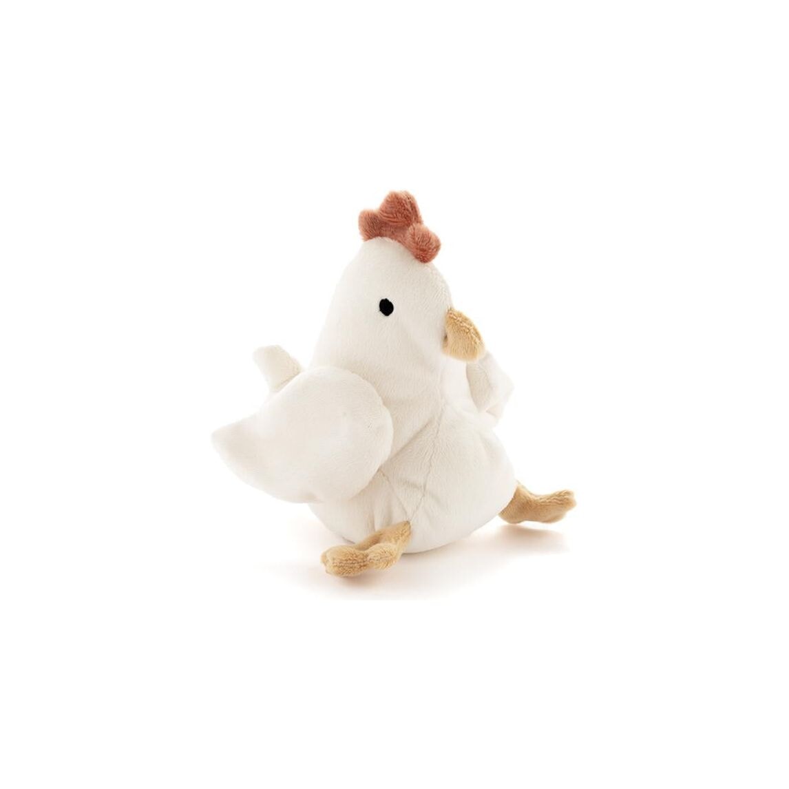 Henrietta the Hen Rattle - Cream