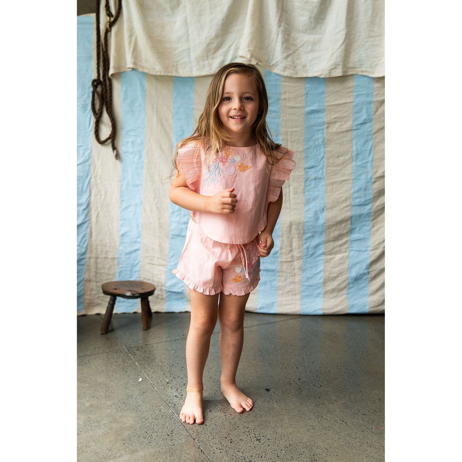 Gia Shorts-Pink Coral