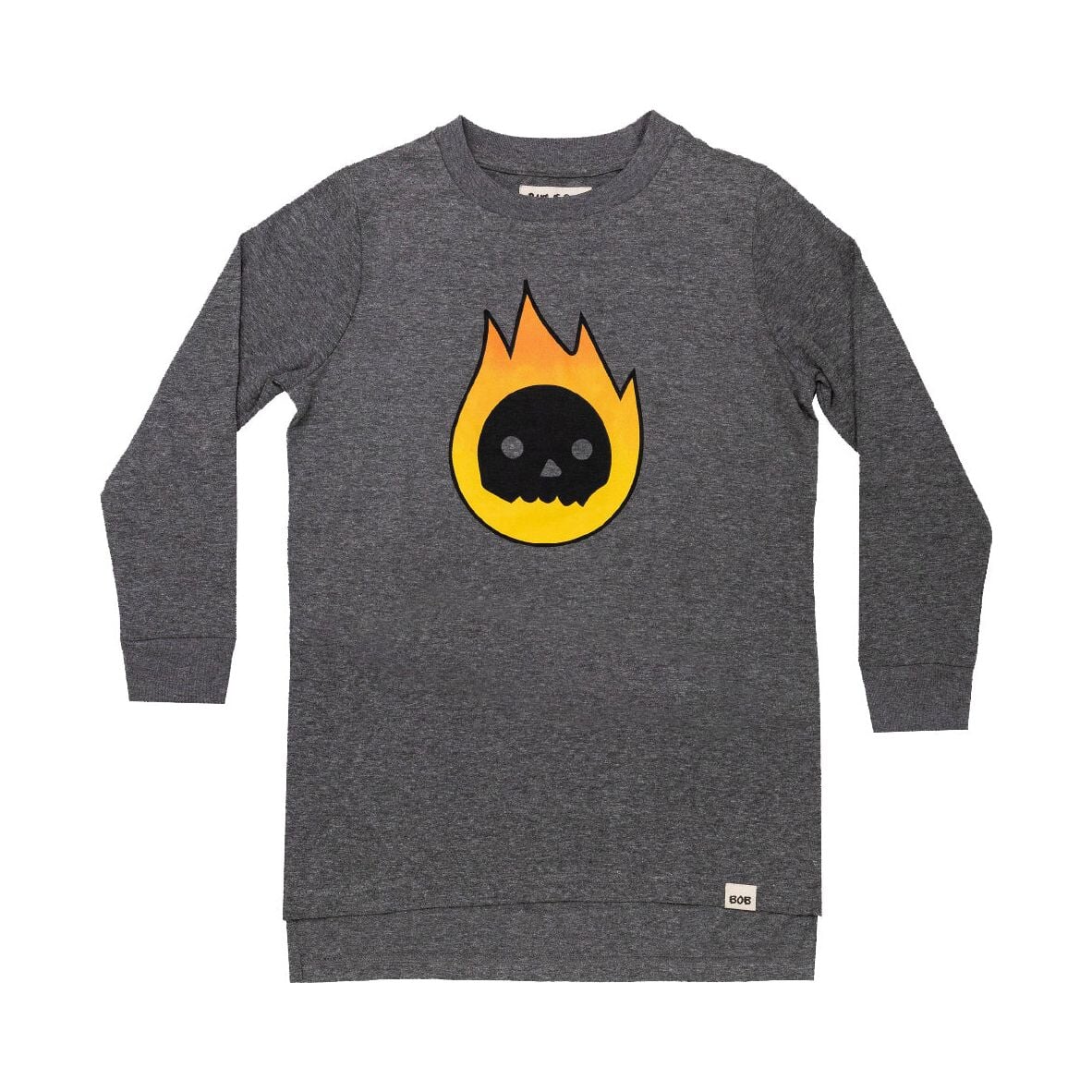Grey Marle Flame Guy Tee