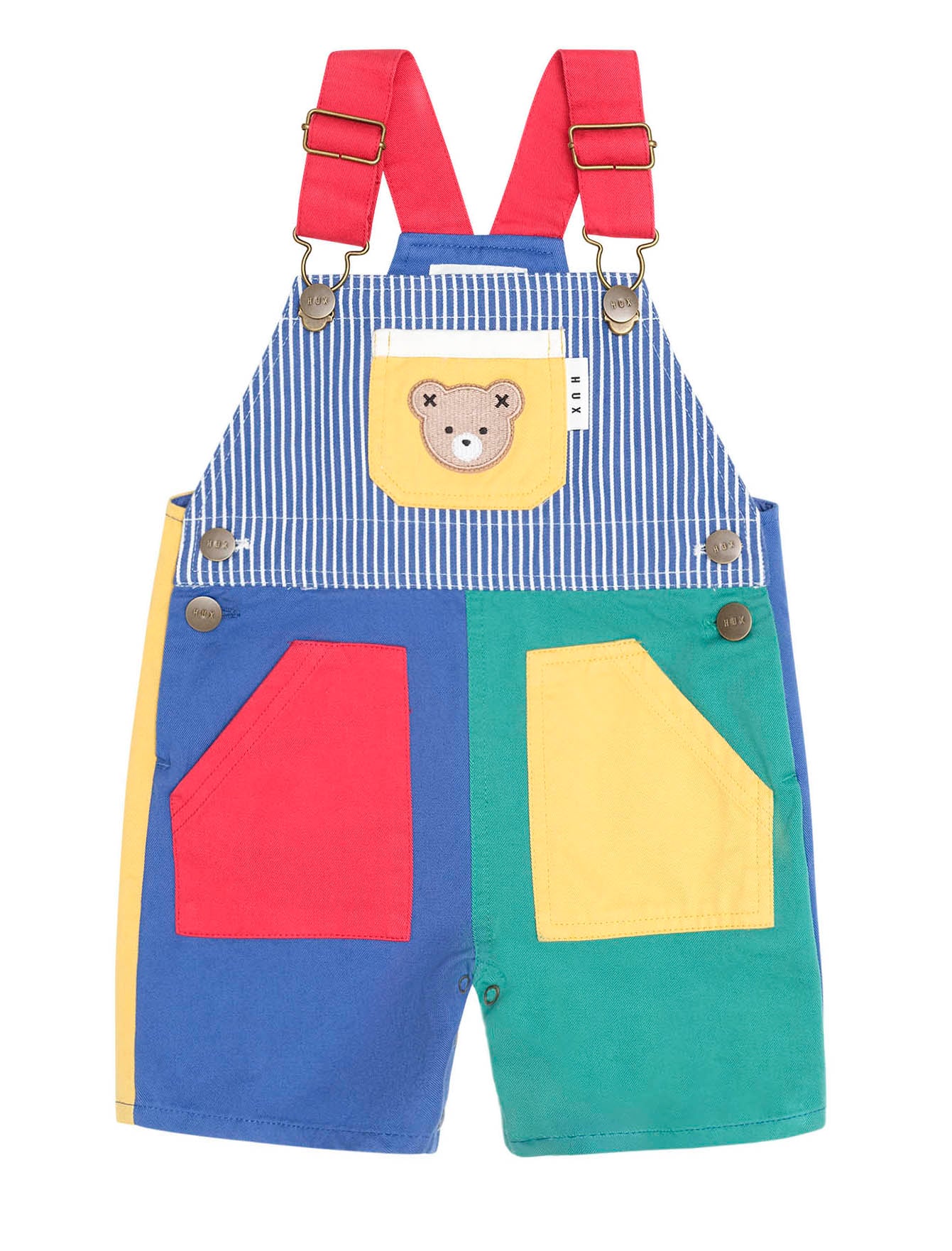 Colour Block Pocket Shortall