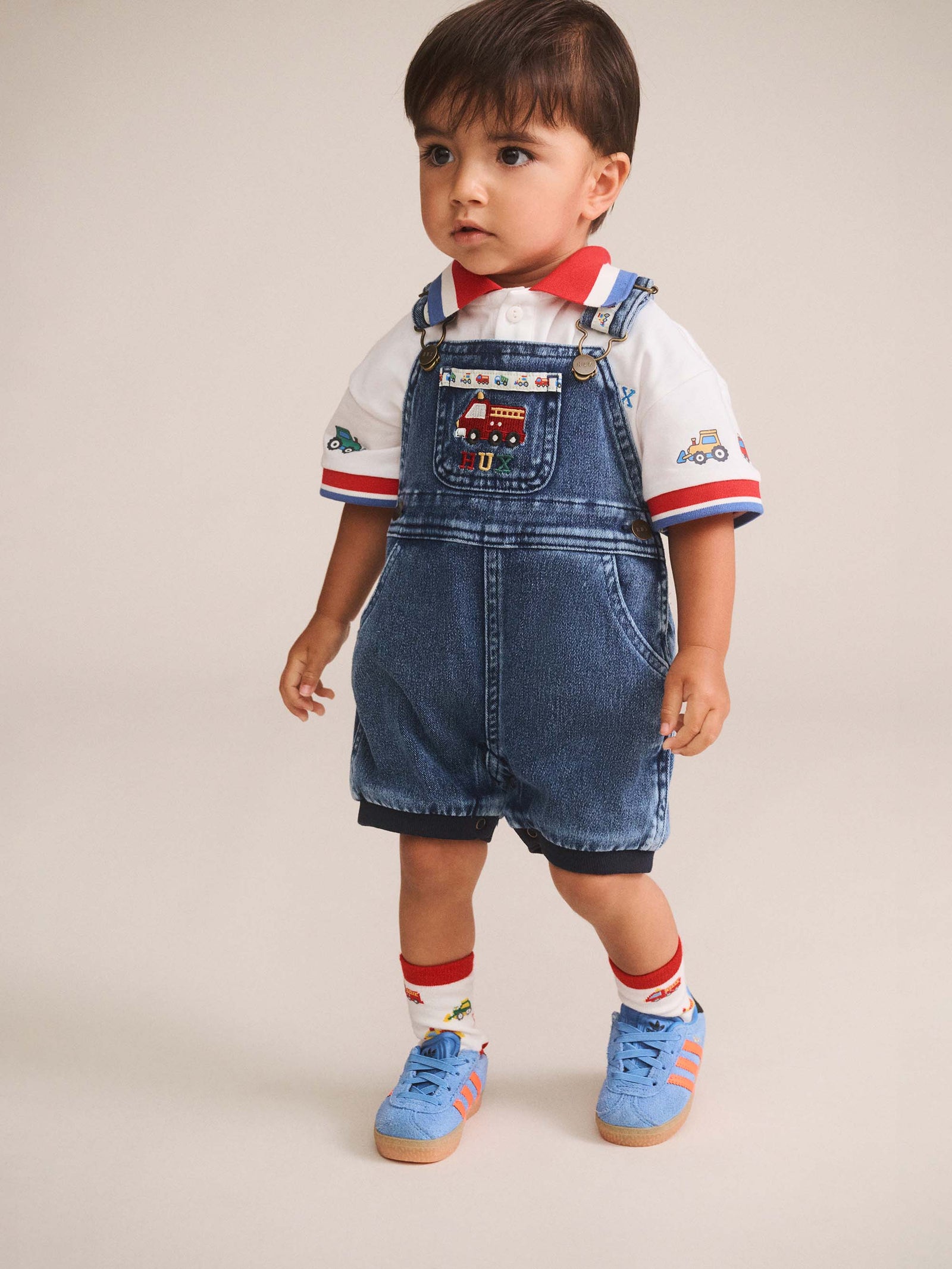 Construction Hux Knit Romper