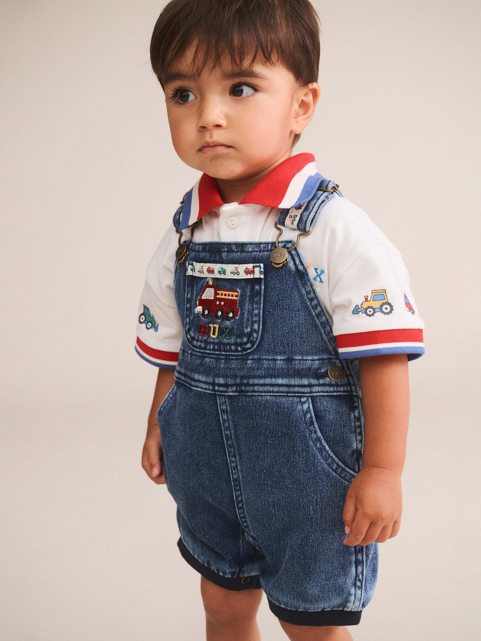 Construction Hux Knit Romper