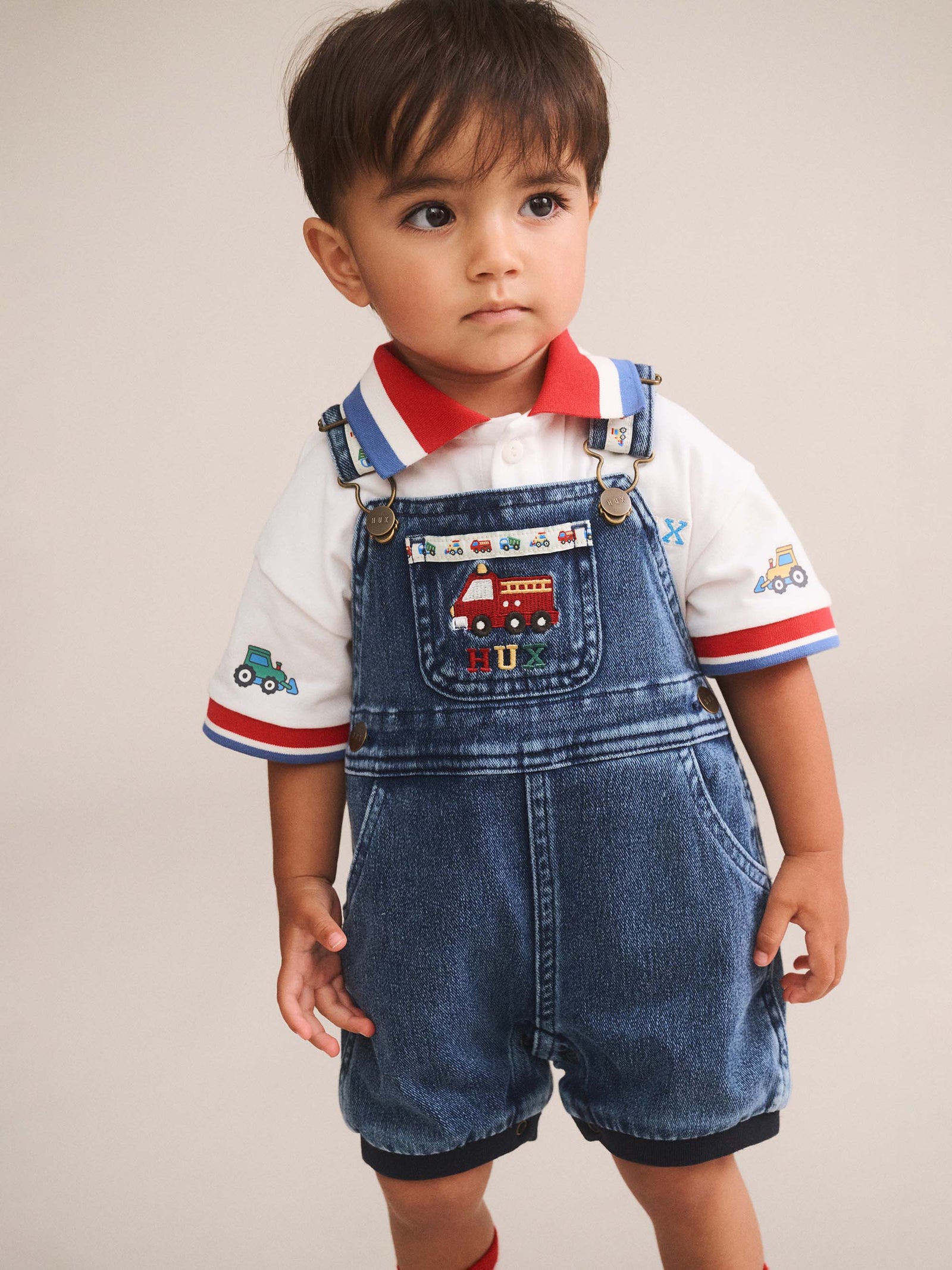 Construction Hux Knit Romper