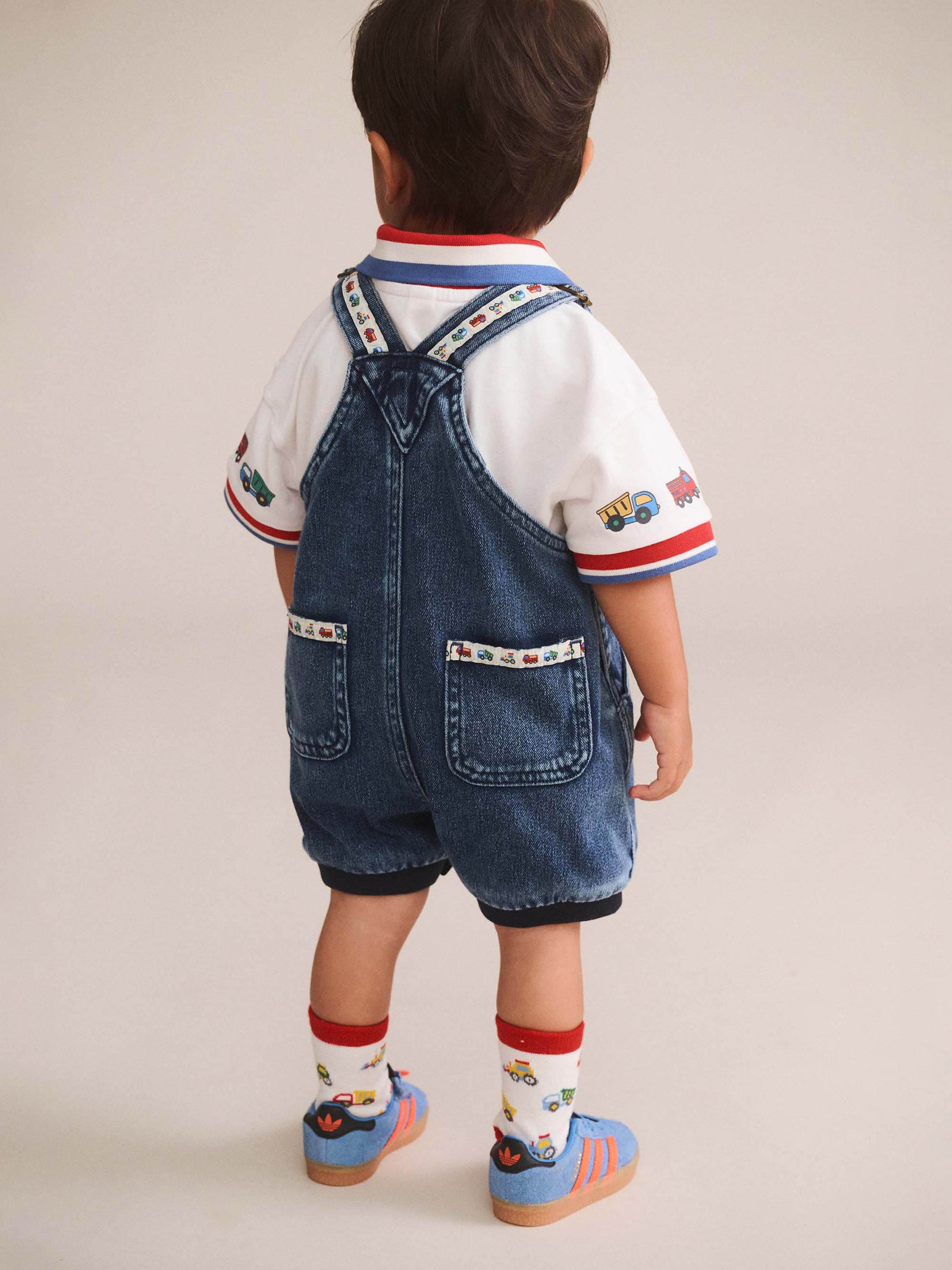 Construction Hux Knit Romper