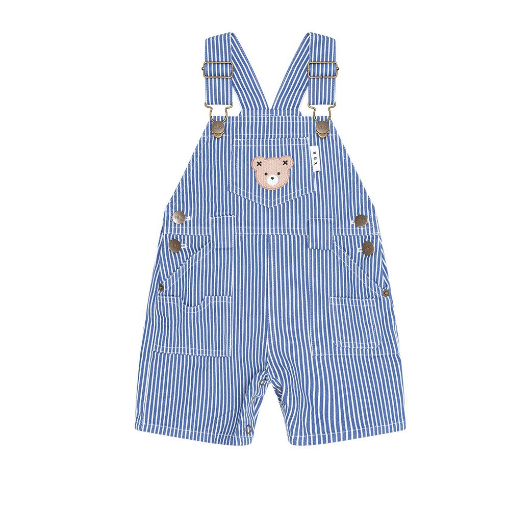 Cobalt Stripe Carpenter Shortall