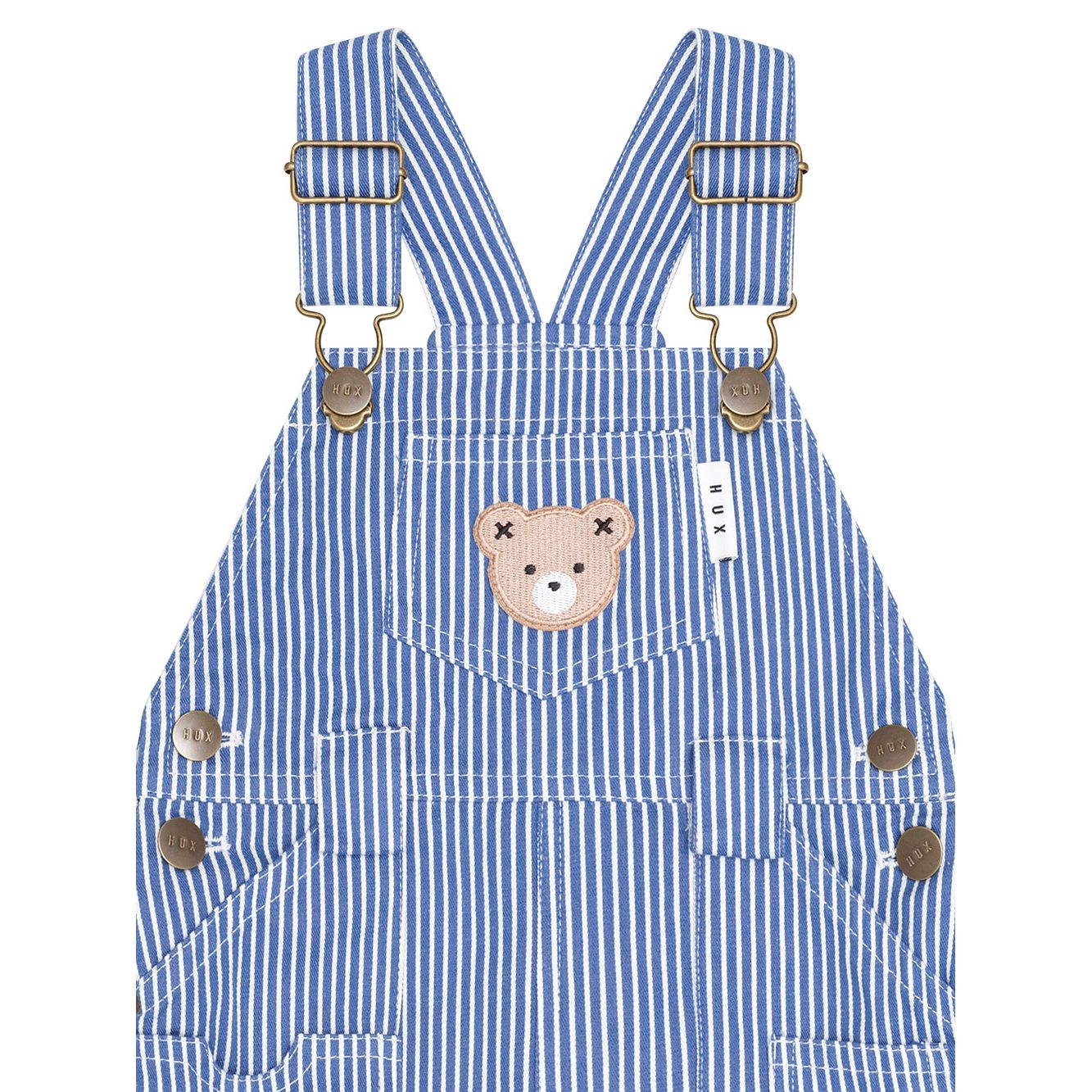 Cobalt Stripe Carpenter Shortall