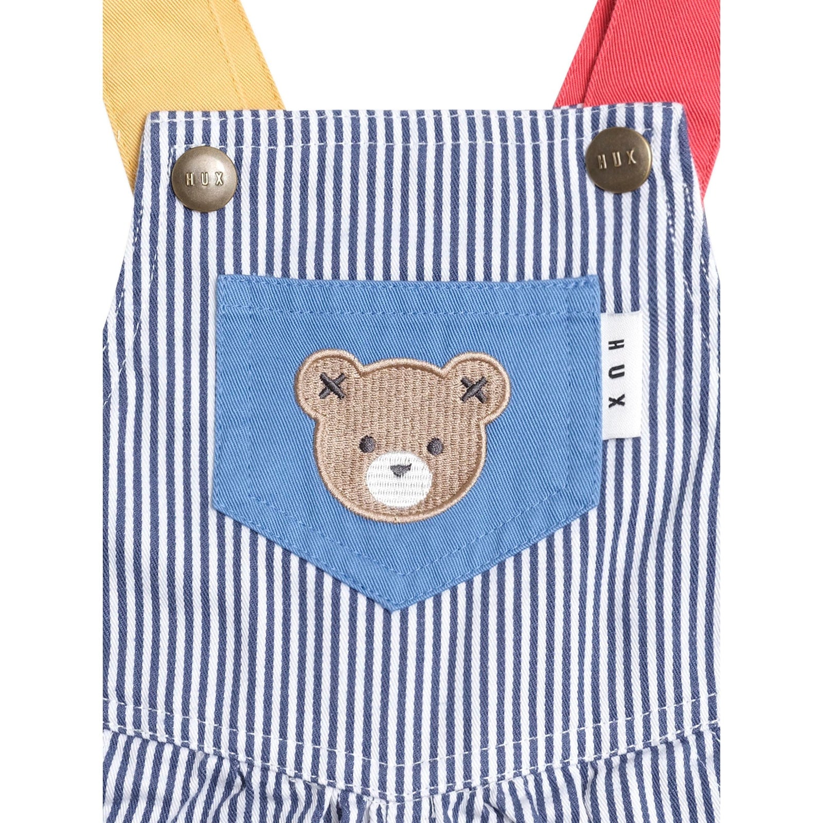 Classic Stripe Short Overalls