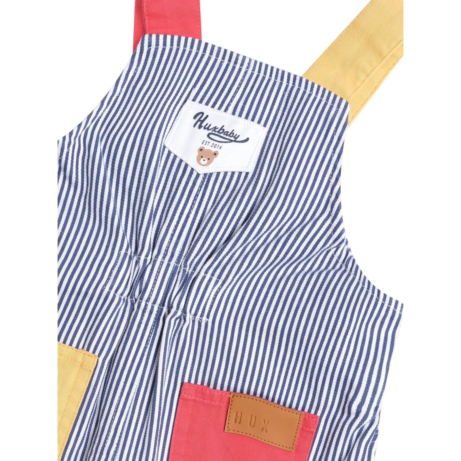 Classic Stripe Short Overalls
