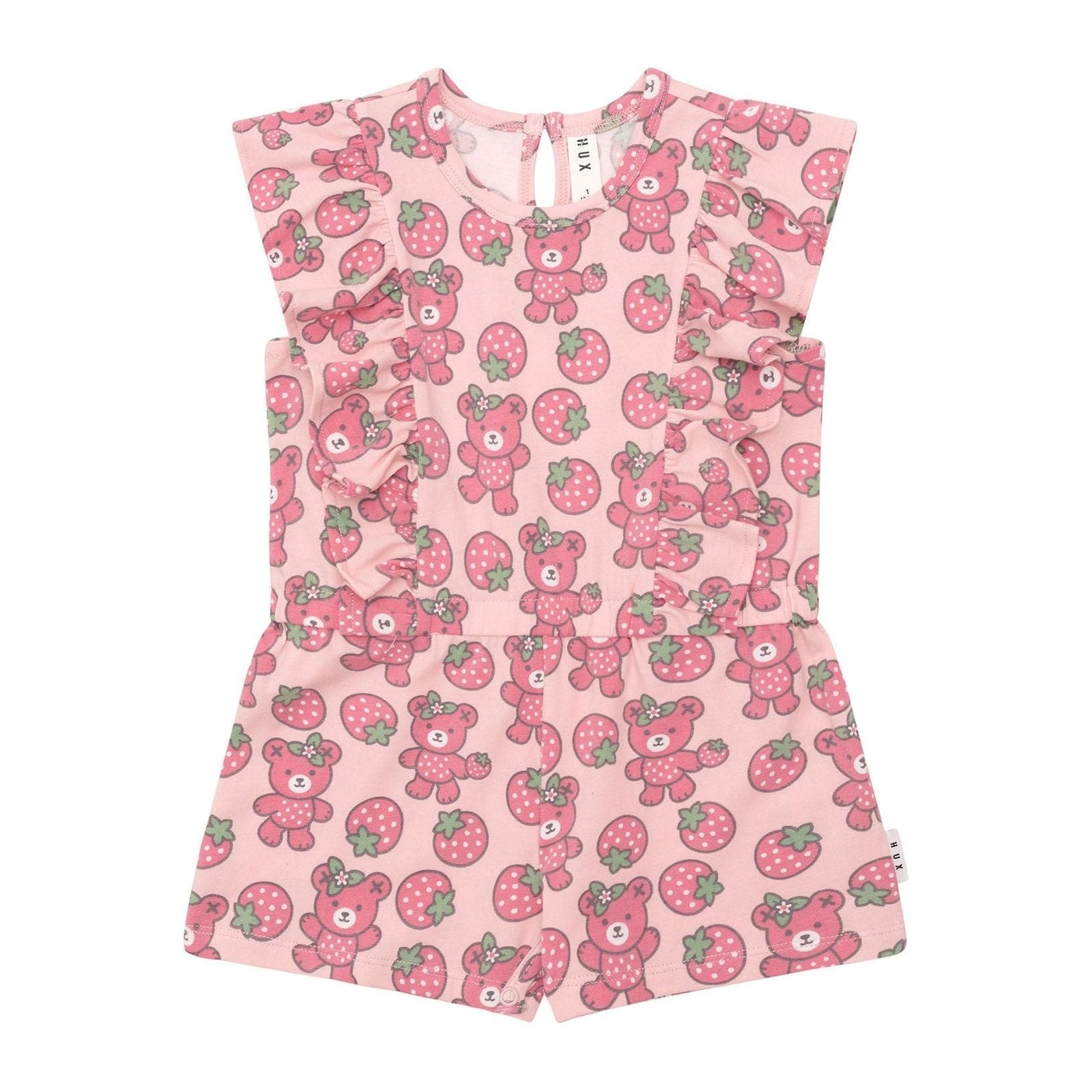 Berry Bear Frill Playsuit