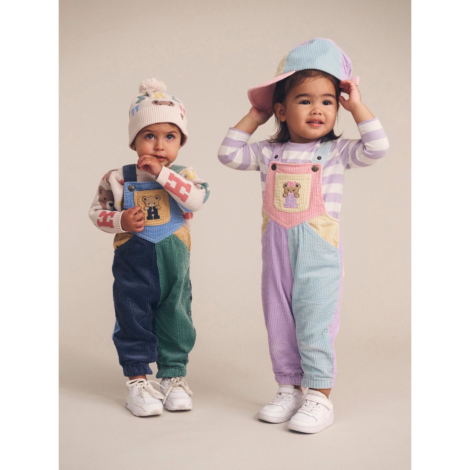 Blush Colour Block Overall