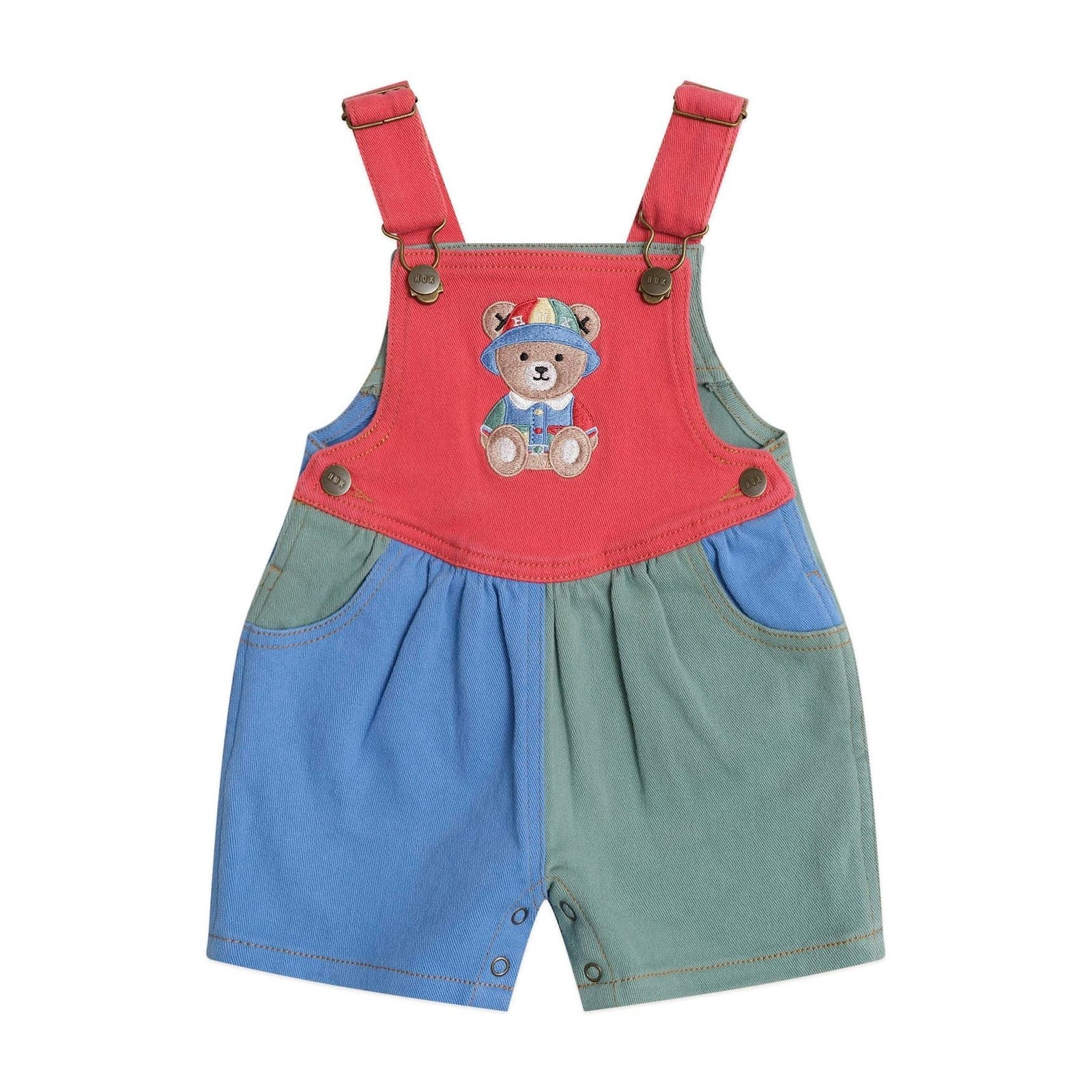 Denim Short Overalls Multicolour