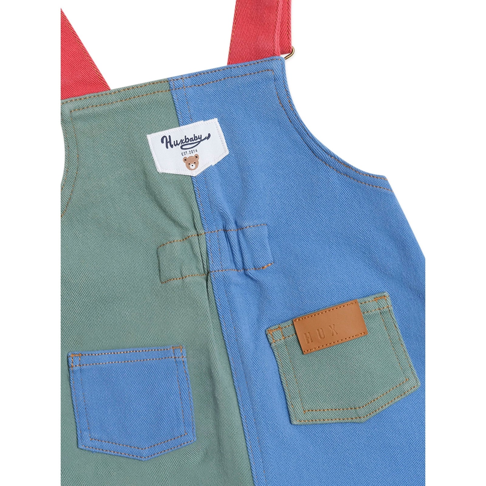 Denim Short Overalls Multicolour