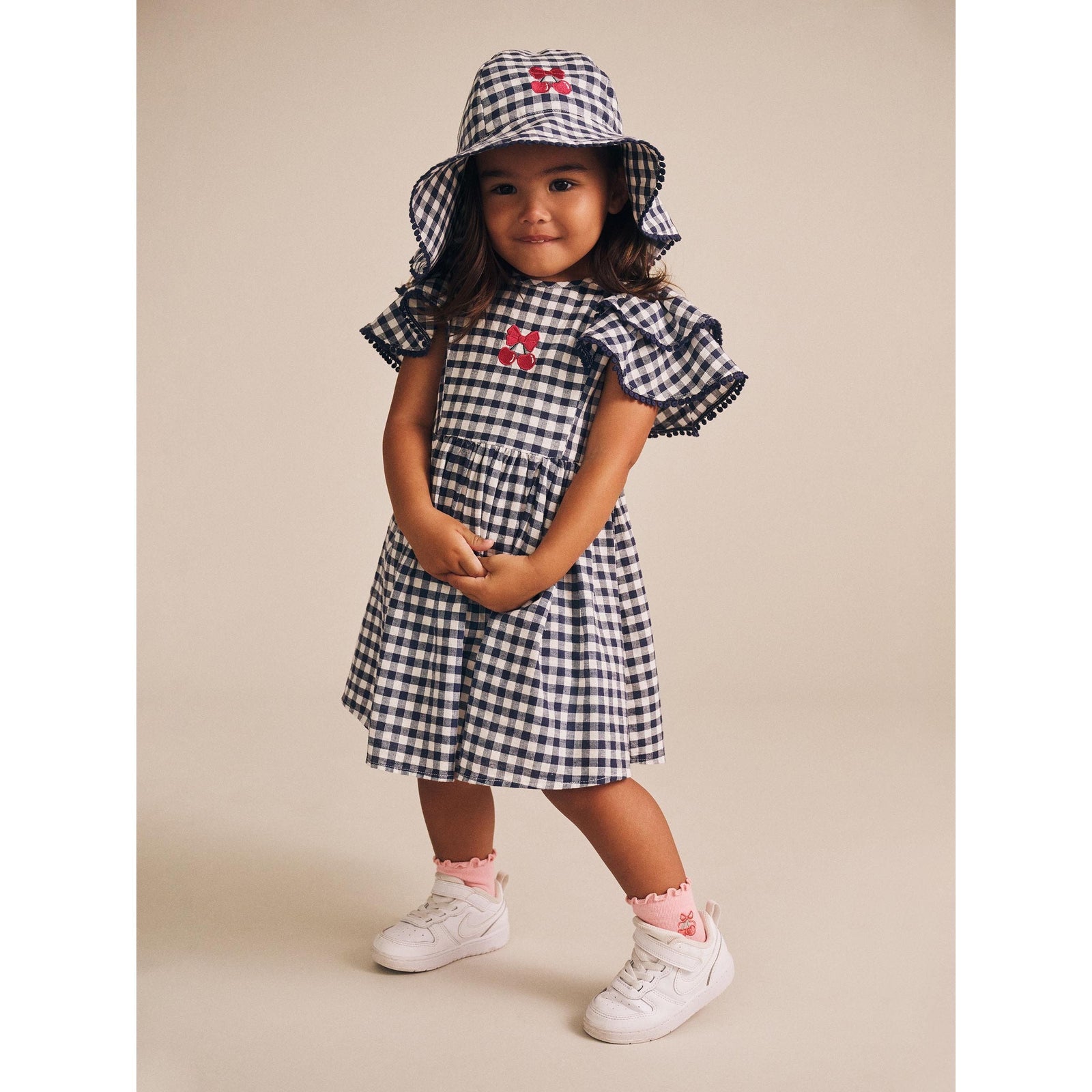Cherry Pie Frill Dress Check