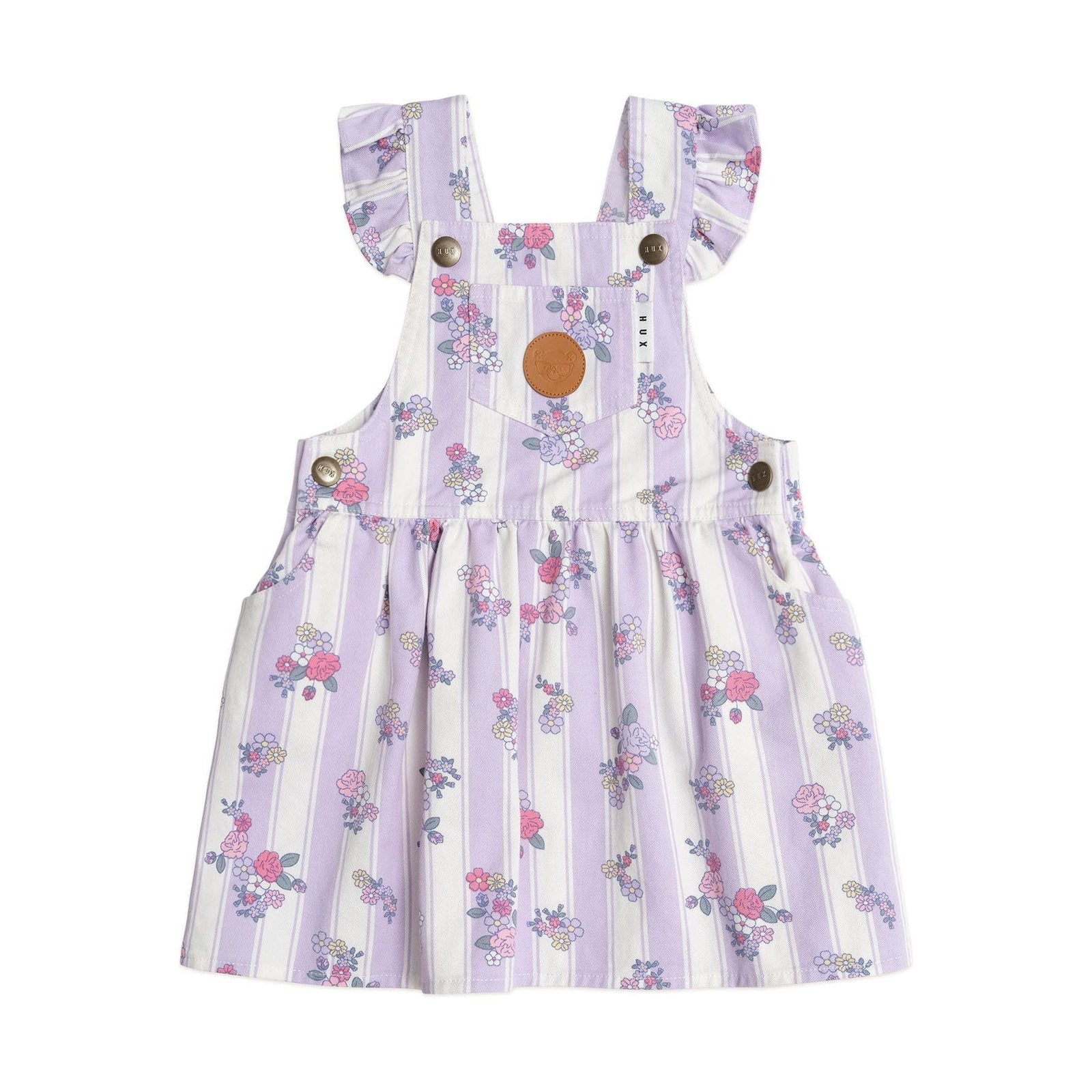 Vintage Bloom Pinafore Dress