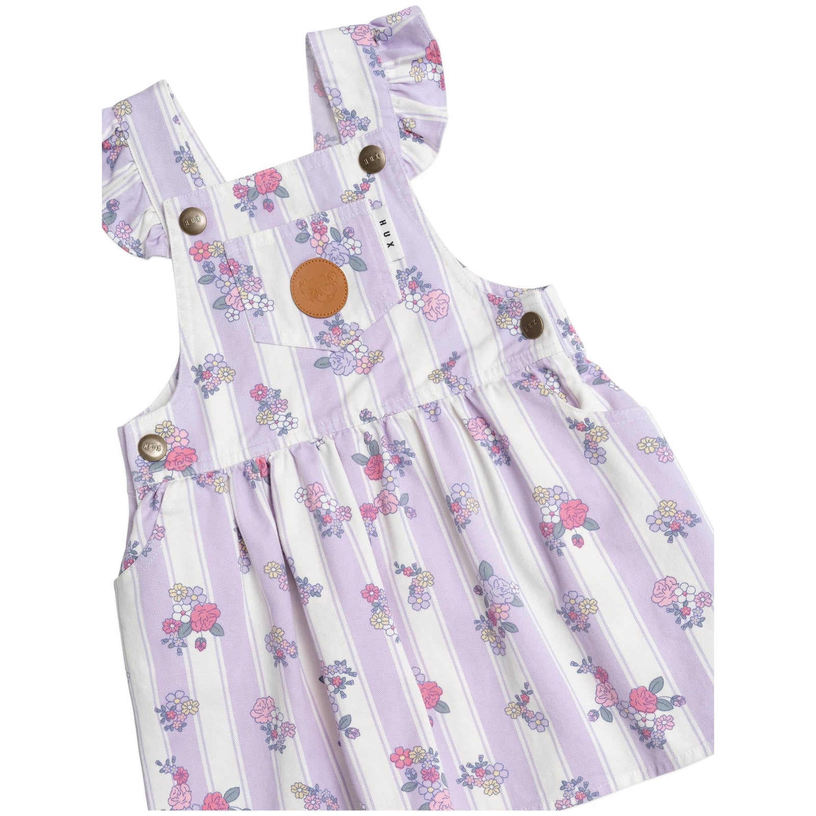 Vintage Bloom Pinafore Dress