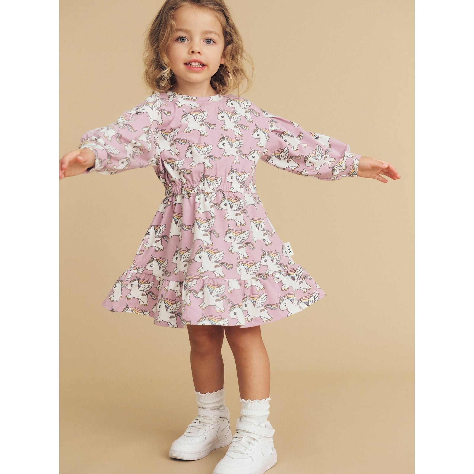 Magical Unicorn Drop Shoulder Dress