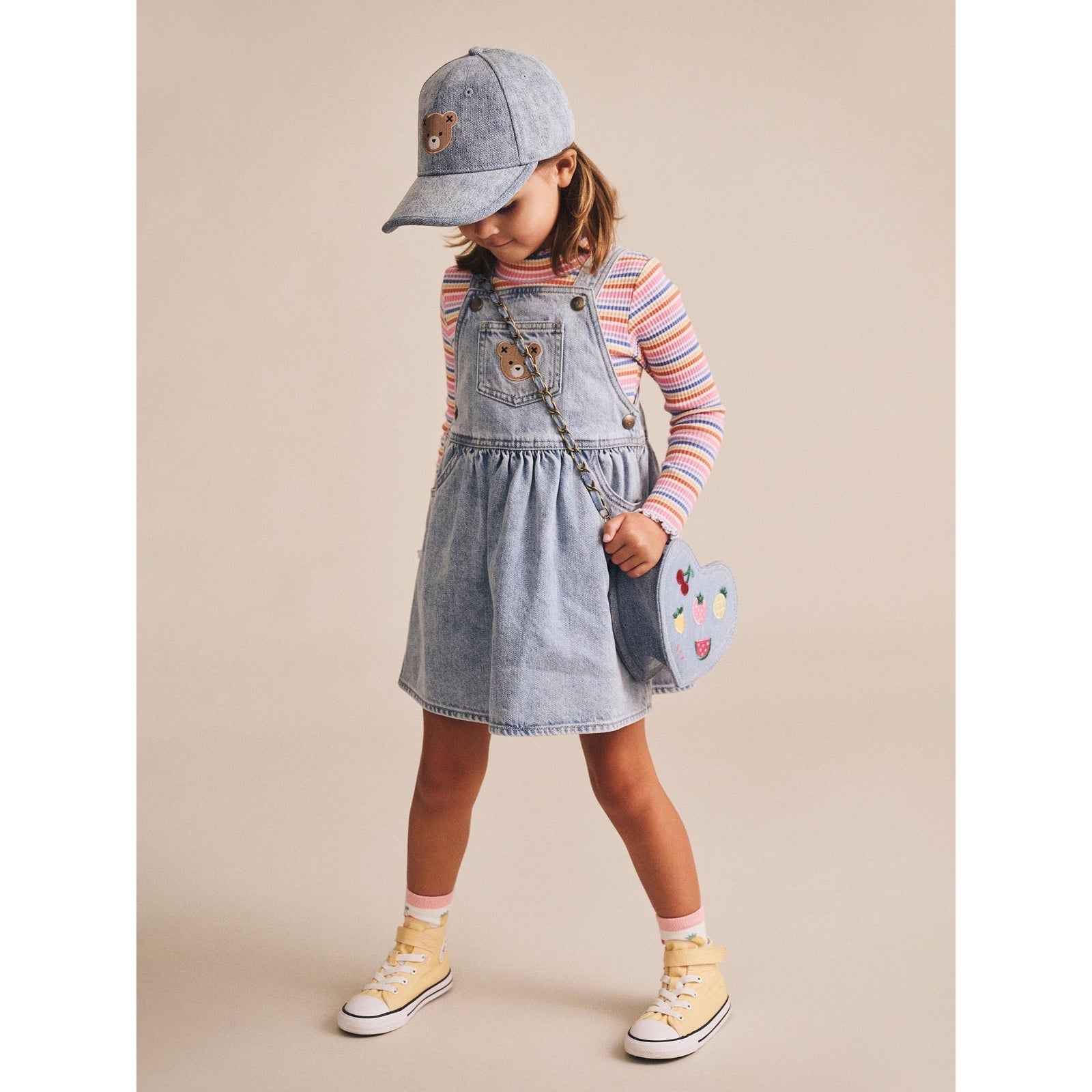 Dreamy Denim Pinafore Dress