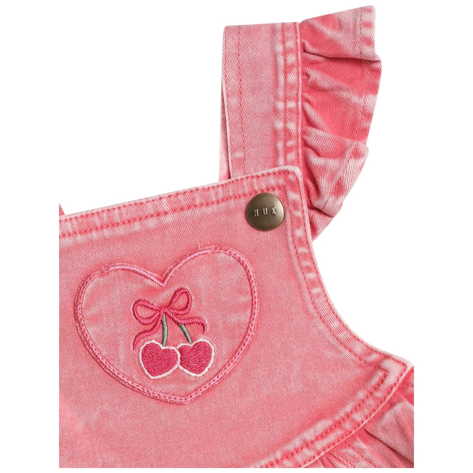 Cherry Heart Vintage Pinafore Dress