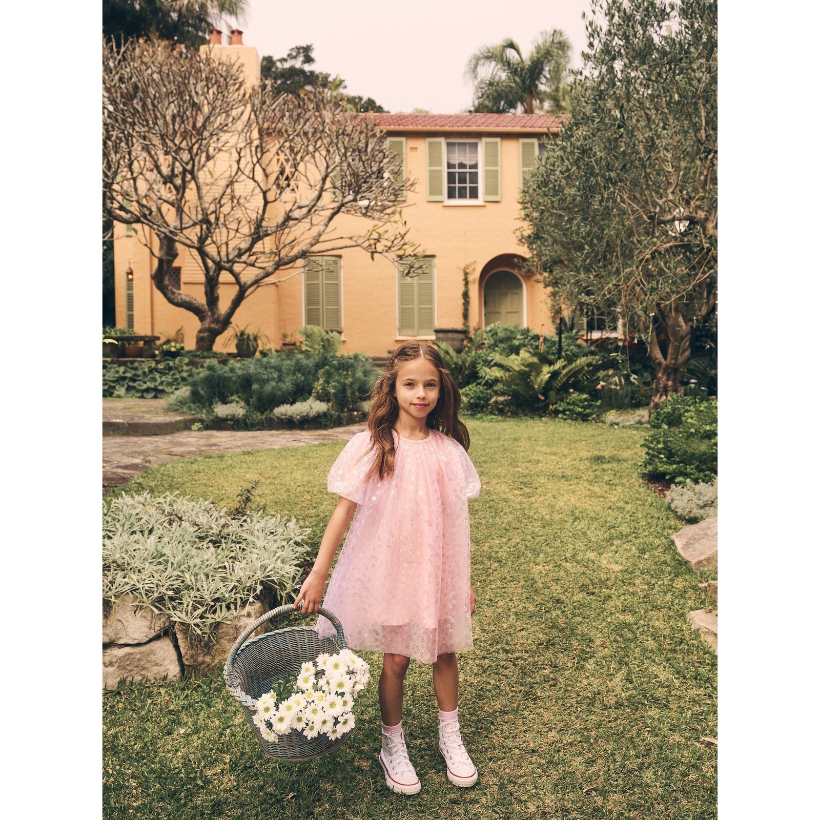 Rainbow Tulle Party Dress